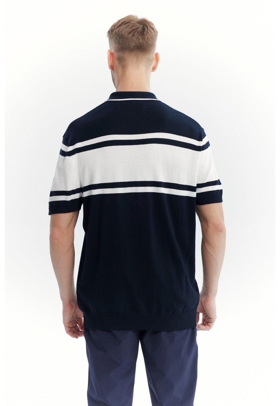 Sweater Hombre Casual Azul Marino-2