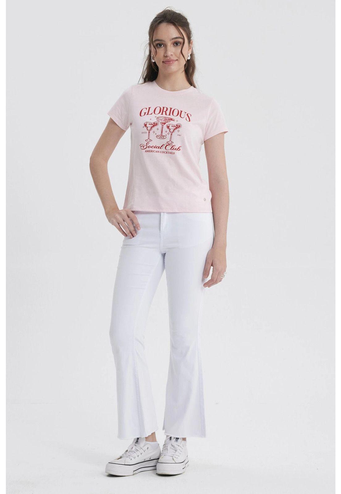Jeans Mujer Flare Monse Blanco-3