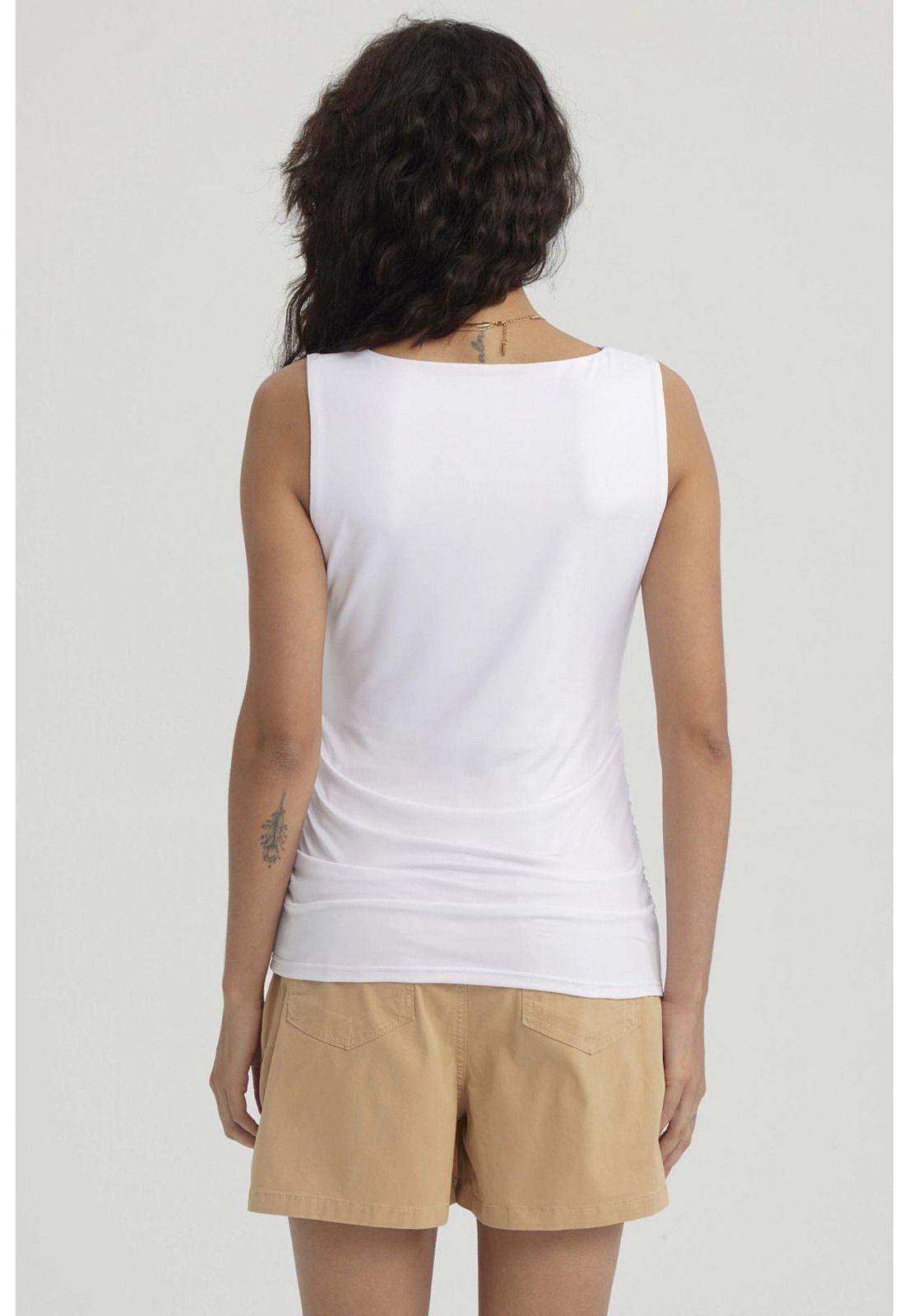 Polera Mujer Doble Capa Delantera Blanco-6