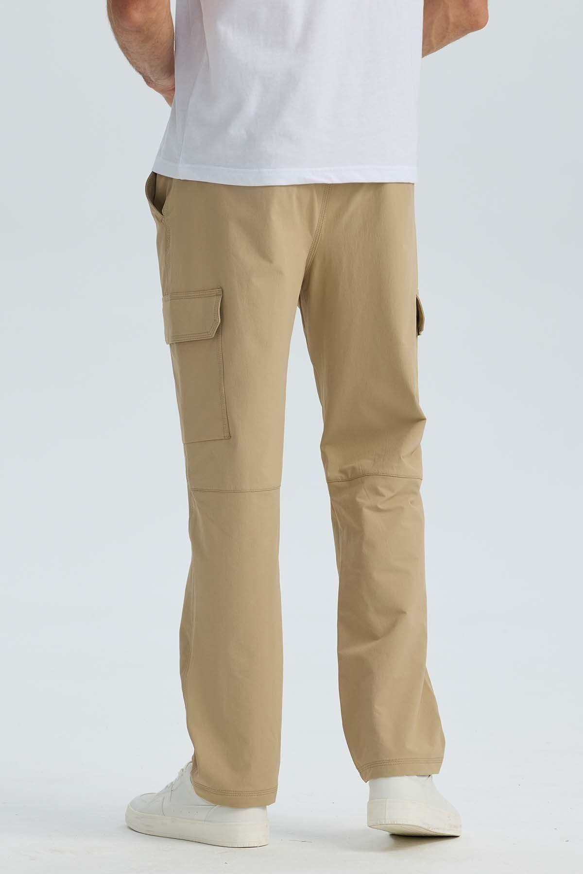 Pantalón Hombre Cargo Casual Slim Kaki-2