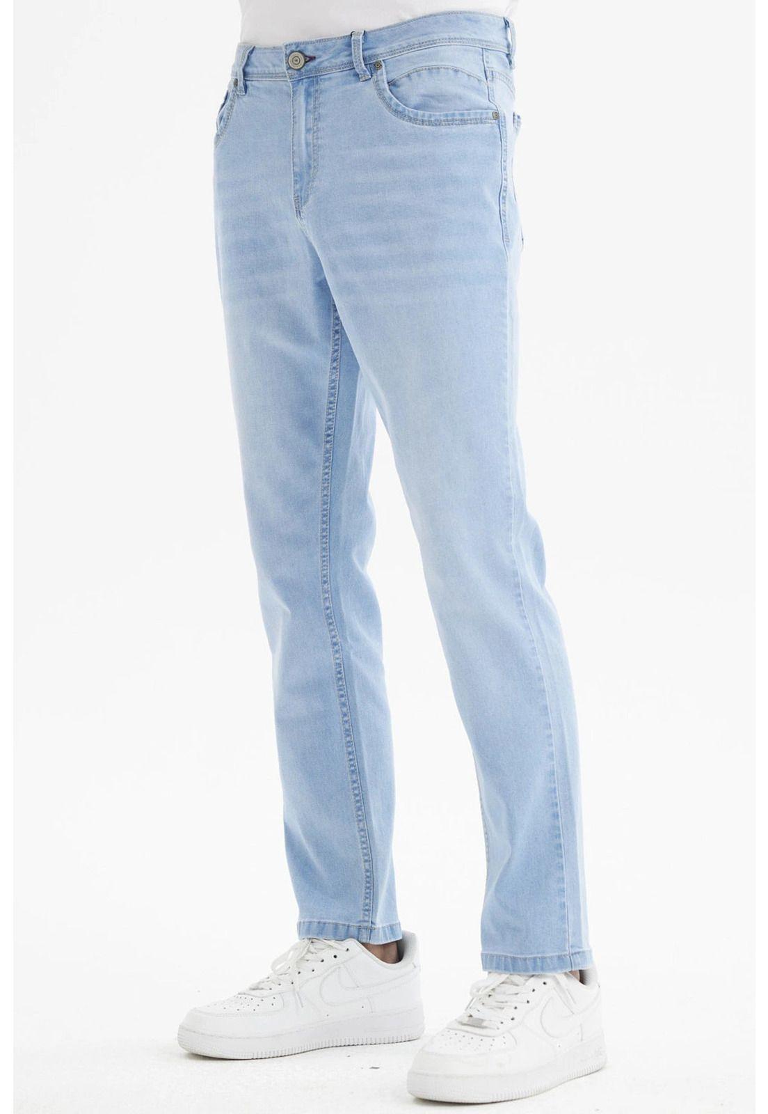 Jeans Hombre Slim 701 Azul Claro-1