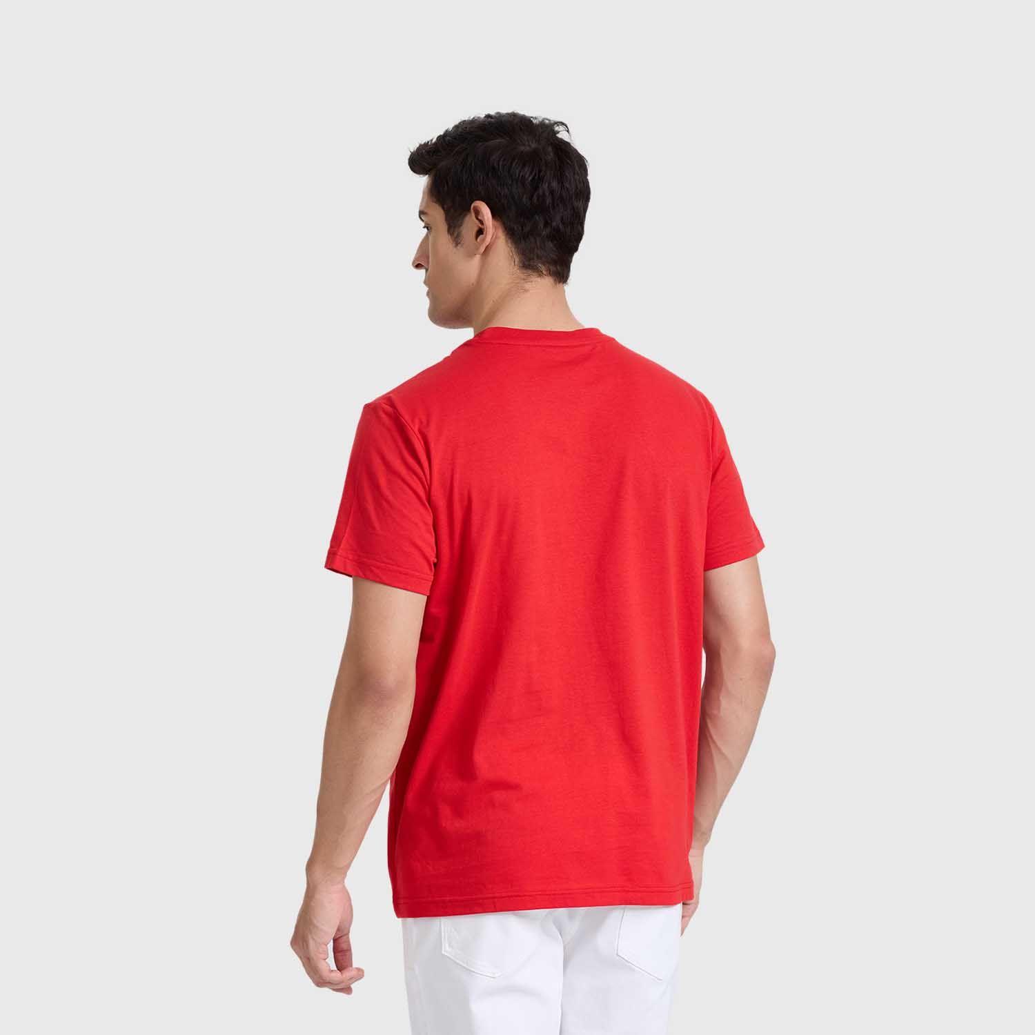 Polera Hombre Con Bolsillo Rojo Fashion's Park-2