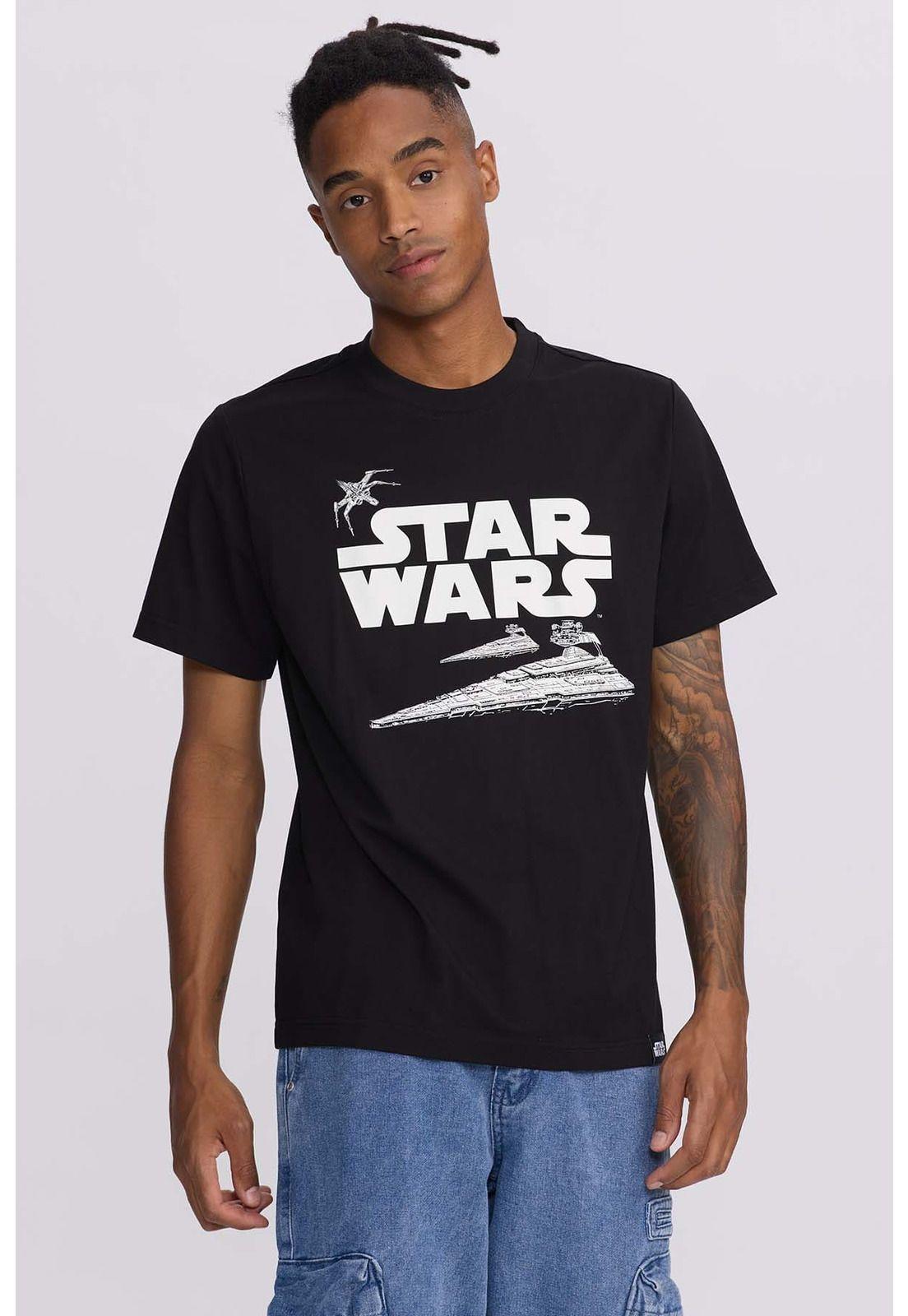 Polera Hombre Star Wars Negro-0