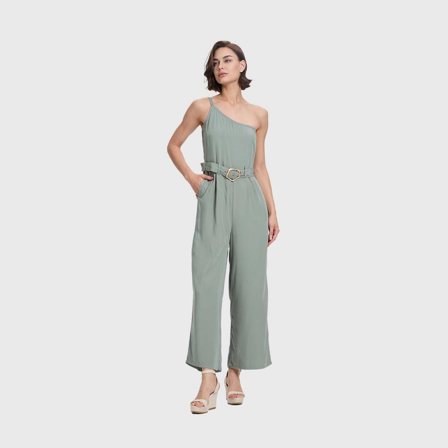 Enterito Mujer Largo Pabilo Verde Musgo Fashion's Park-1