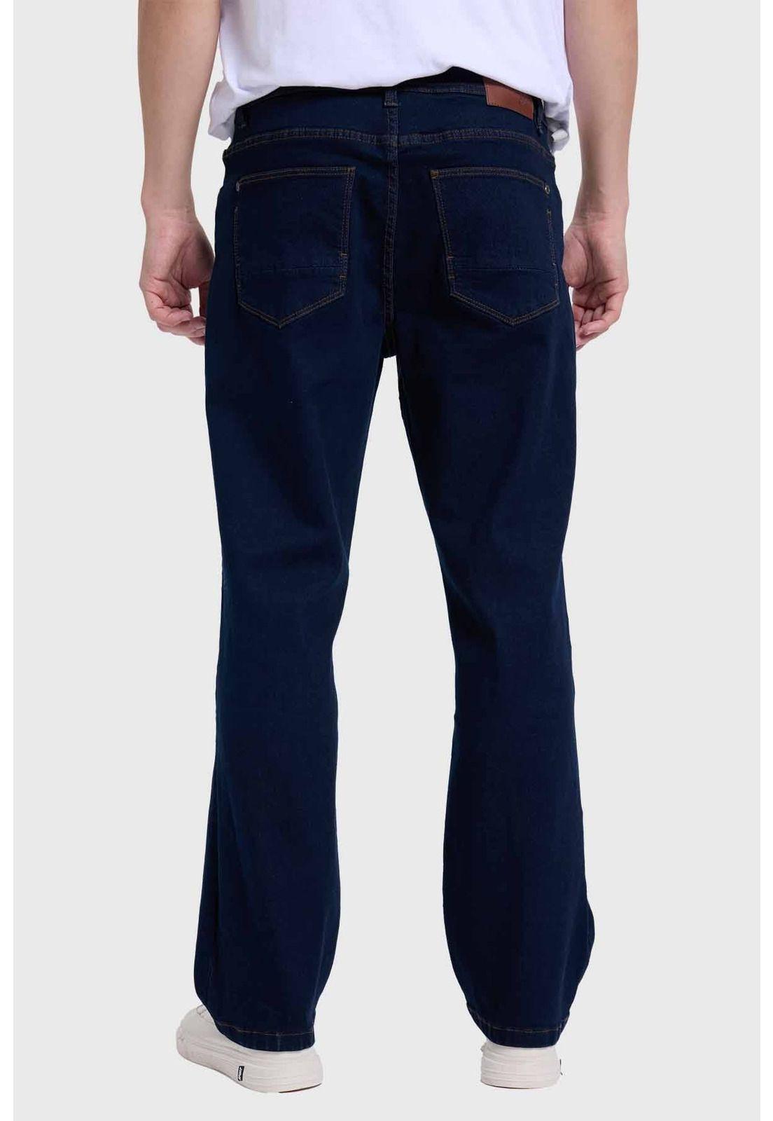 Jeans Hombre Straight Azul - ll-3