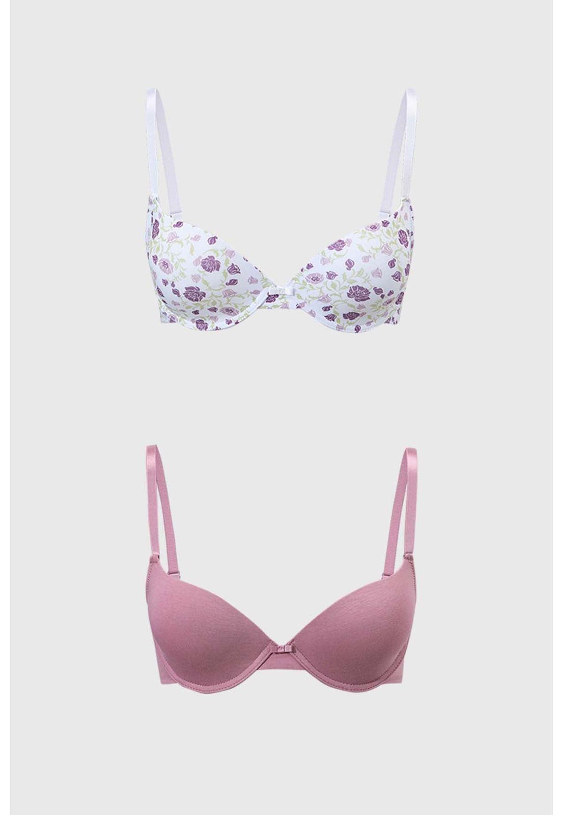 Sostén Mujer Bipack Copa Soft Liso Blanco - lll-0