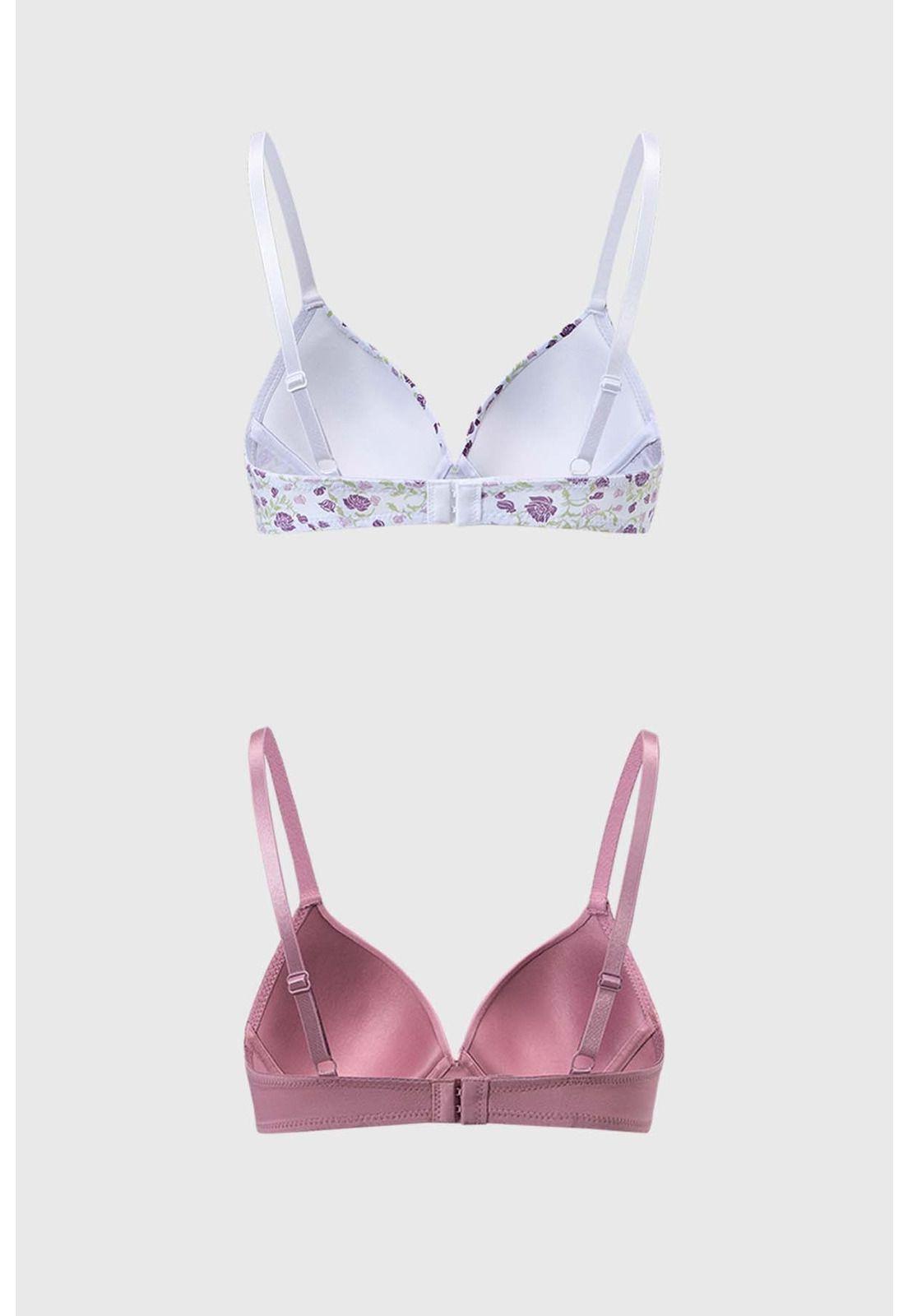 Sostén Mujer Bipack Copa Soft Liso Blanco - lll-1