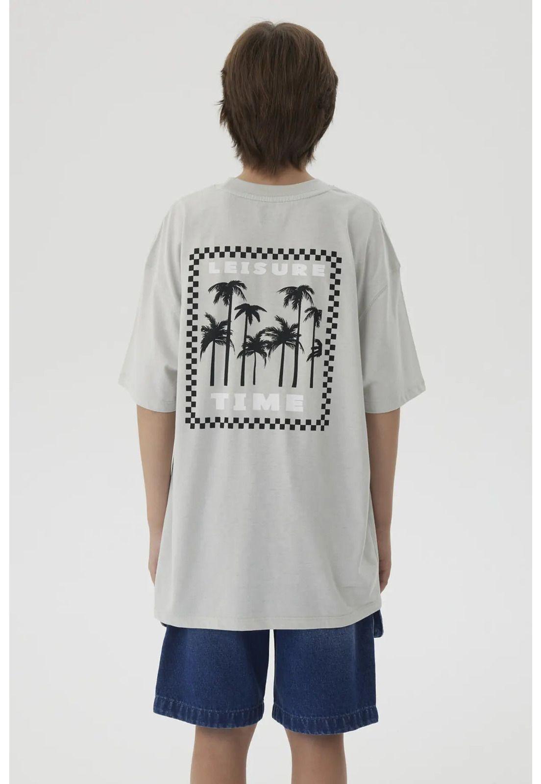 Polera Niño Print Posicional Gris - lll-1