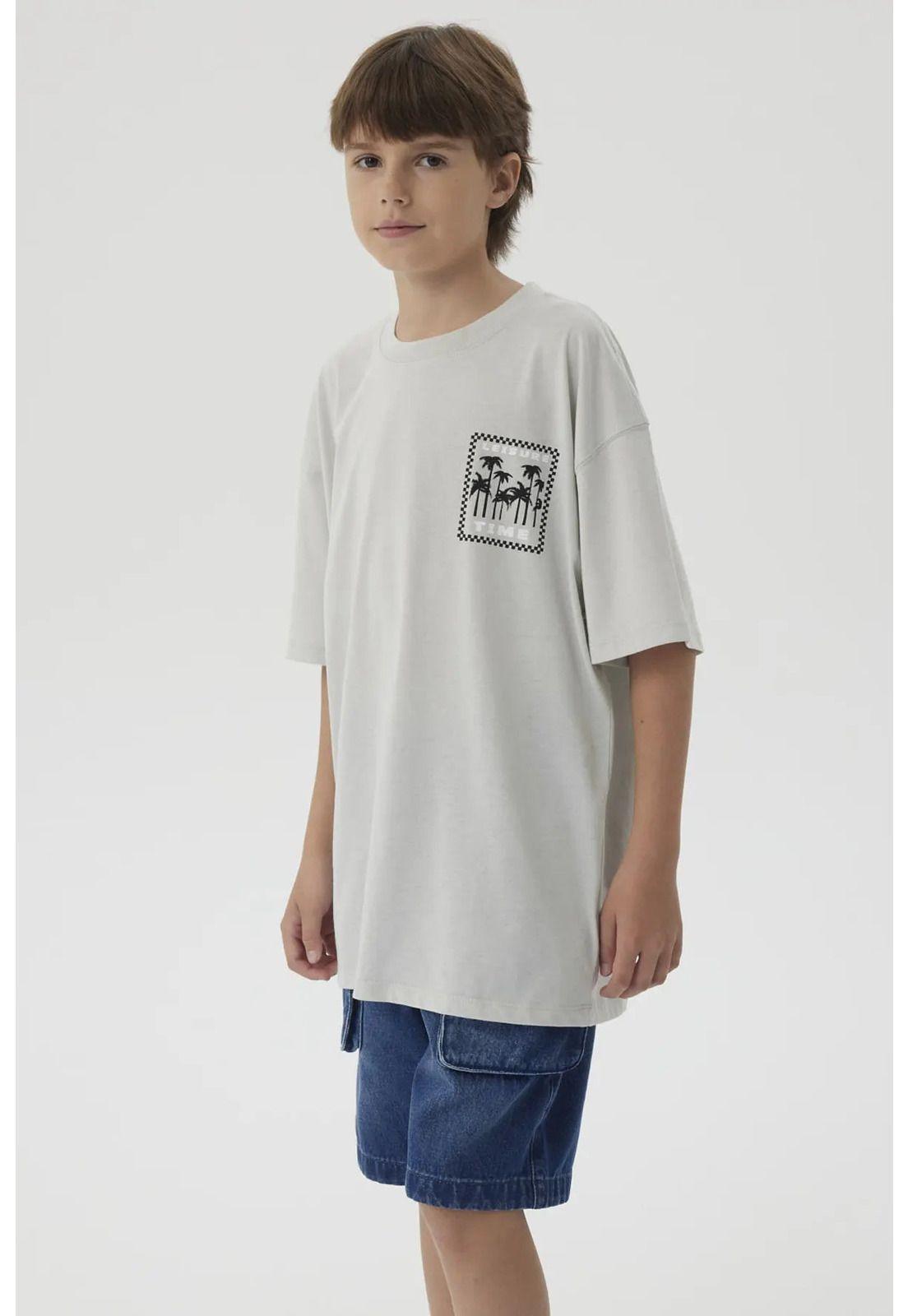 Polera Niño Print Posicional Gris - lll-2