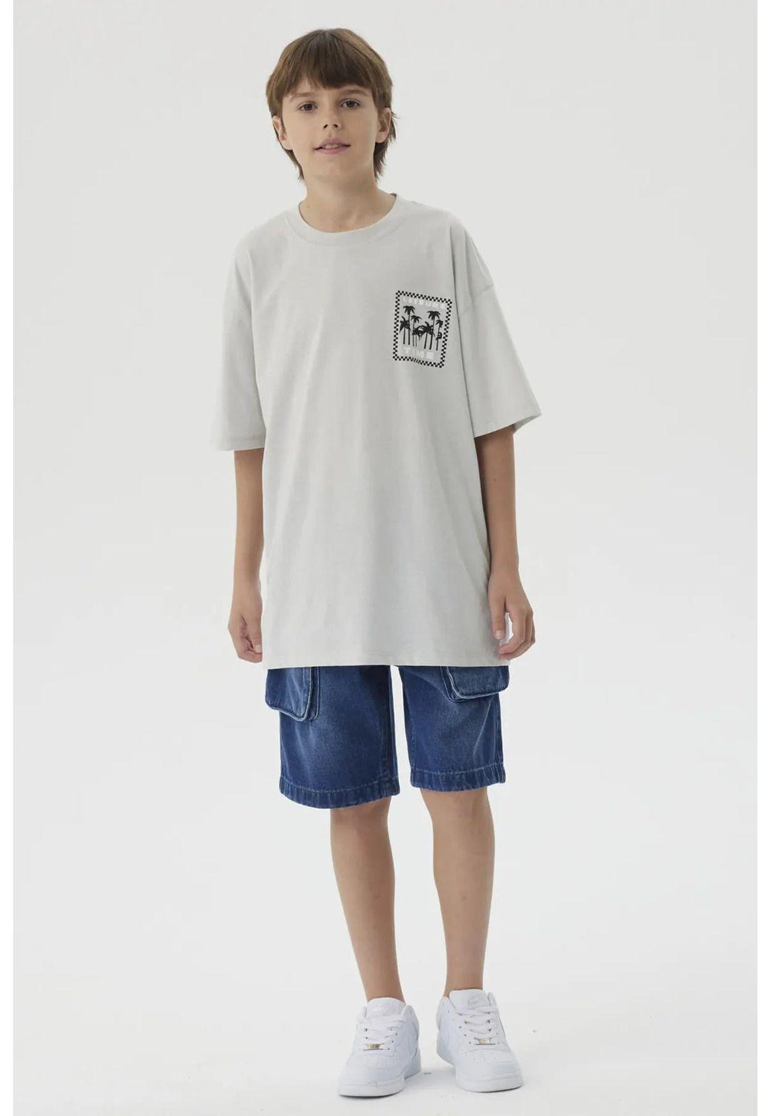 Polera Niño Print Posicional Gris - lll-3