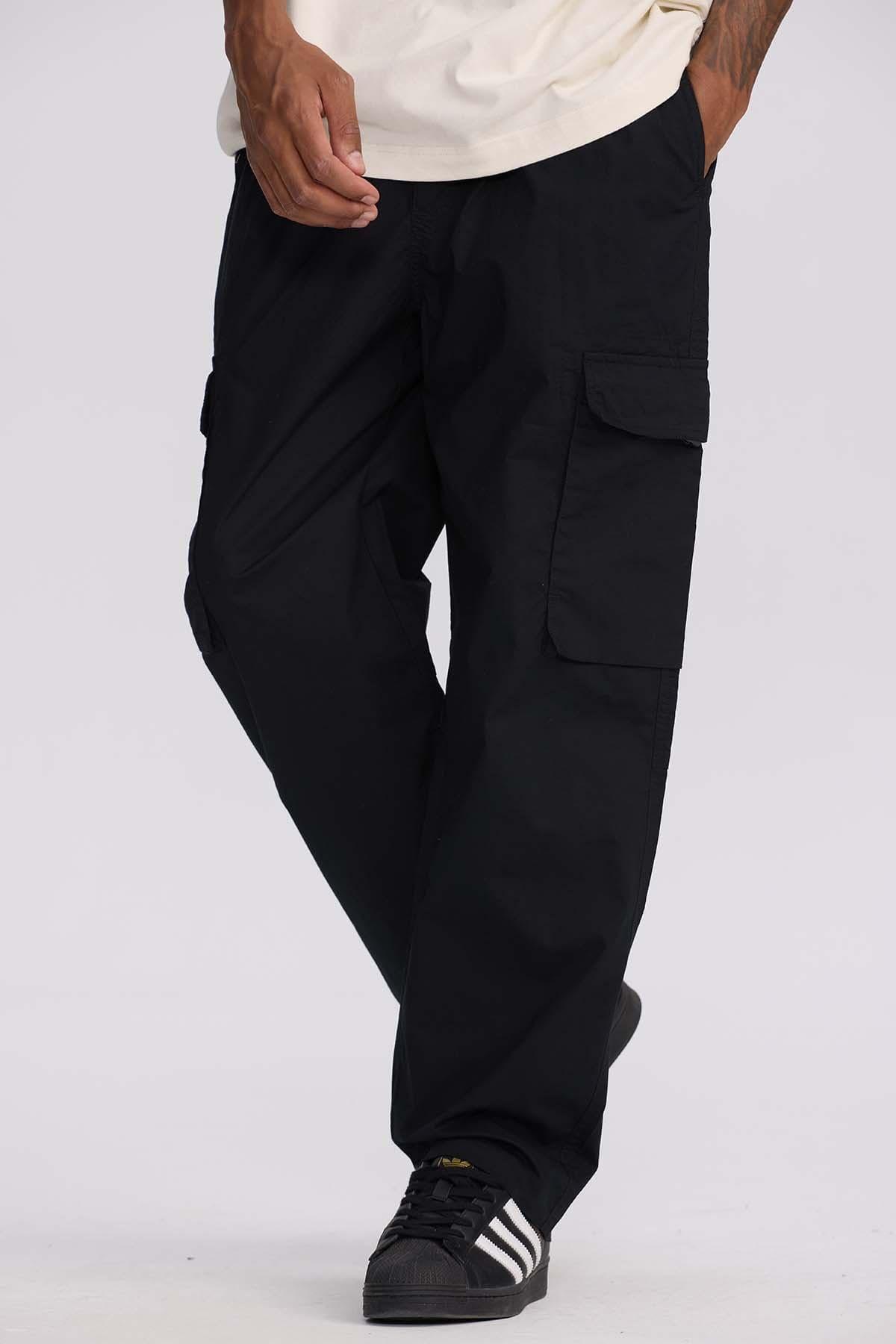 Pantalón Hombre Técnico Cargo Negro-1