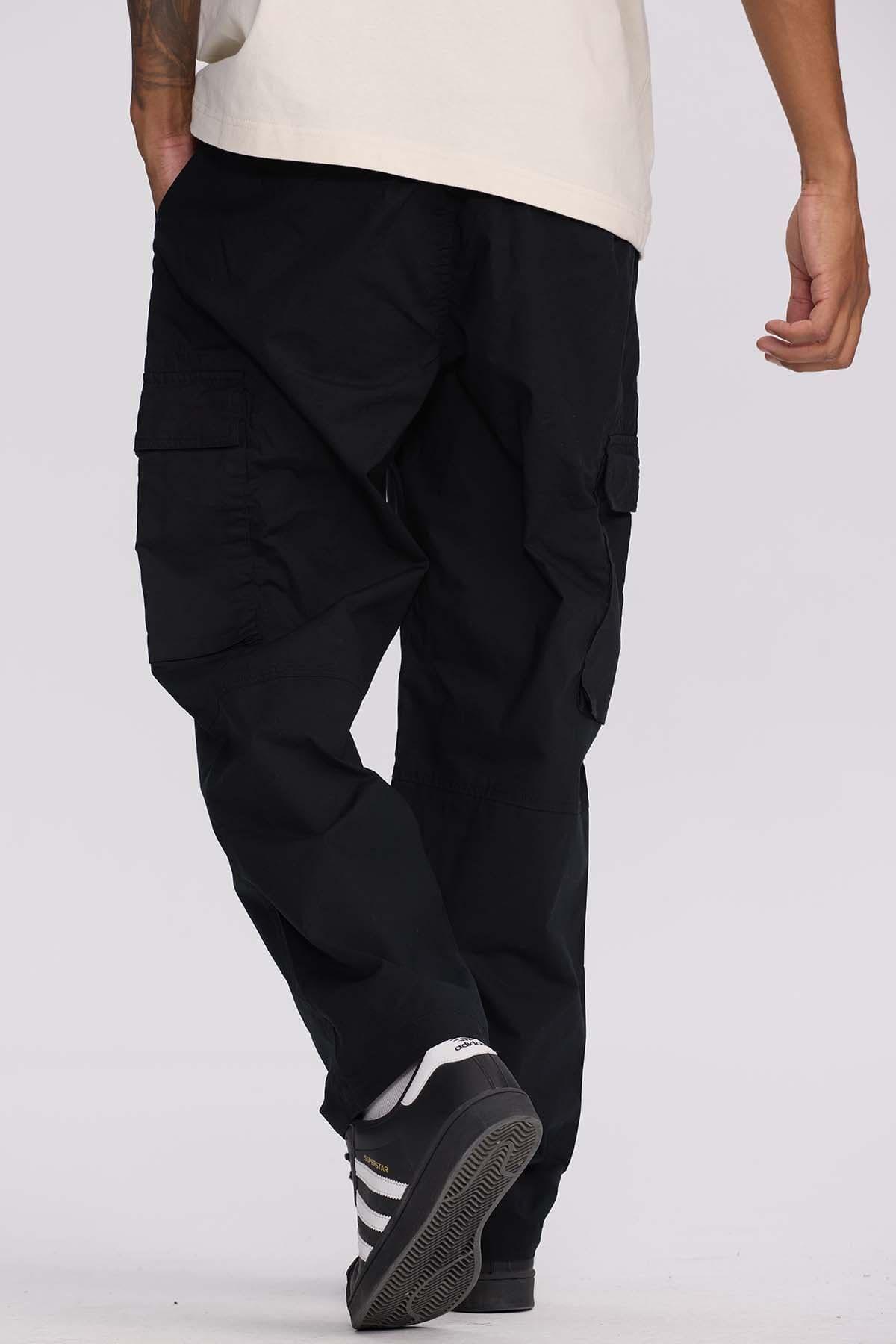 Pantalón Hombre Técnico Cargo Negro-2