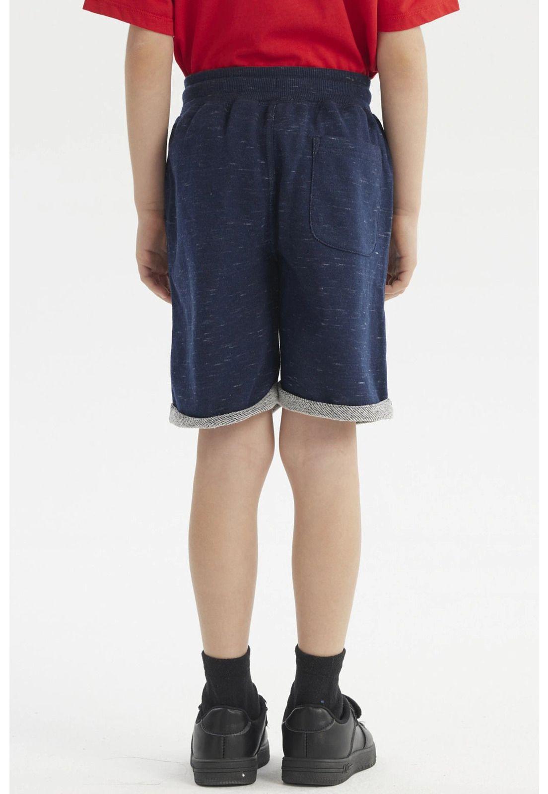 Bermuda Niño Bermuda Básico Azul Oscuro-2