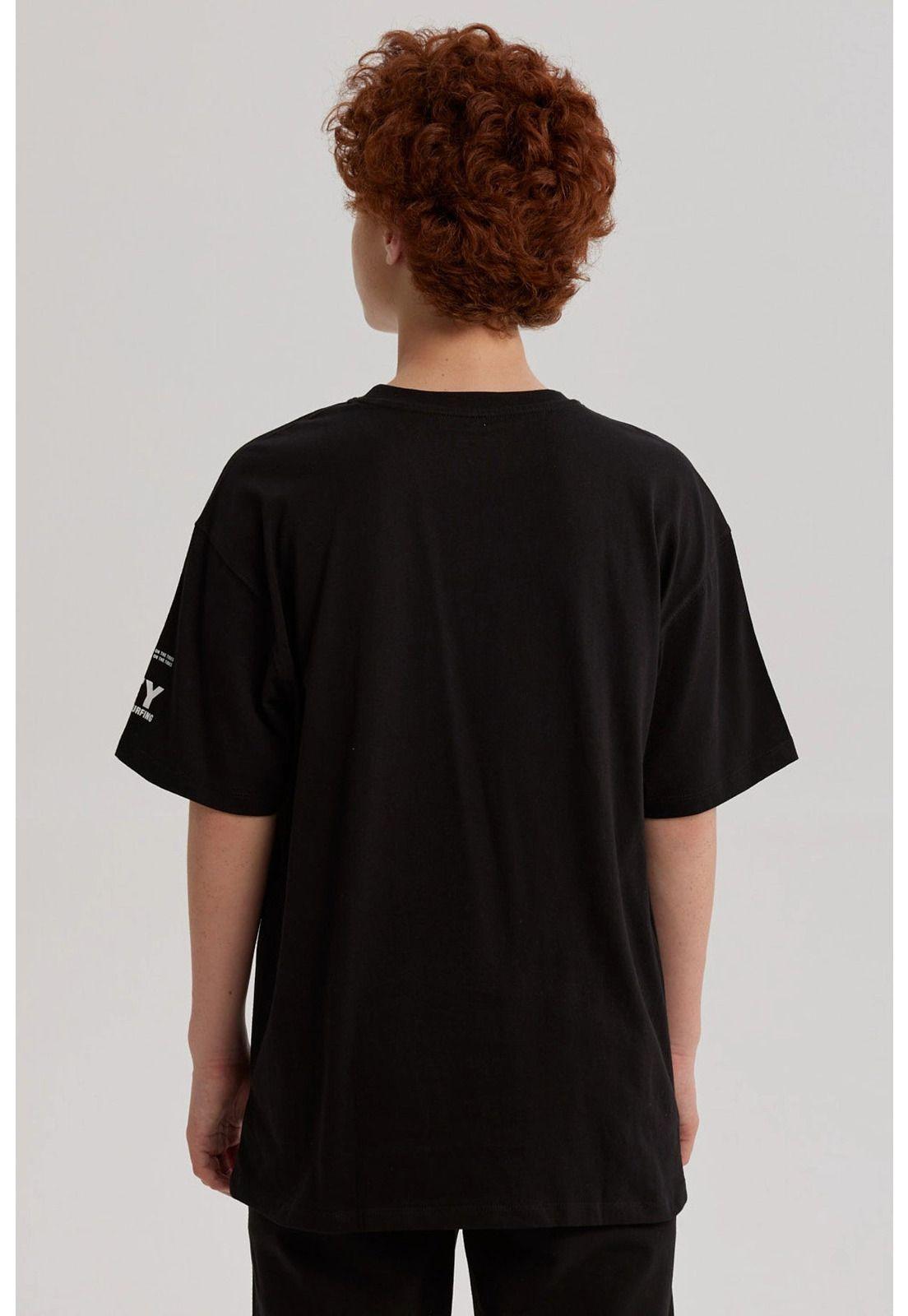 Polera Niño Print Posicional Negro- ll-2