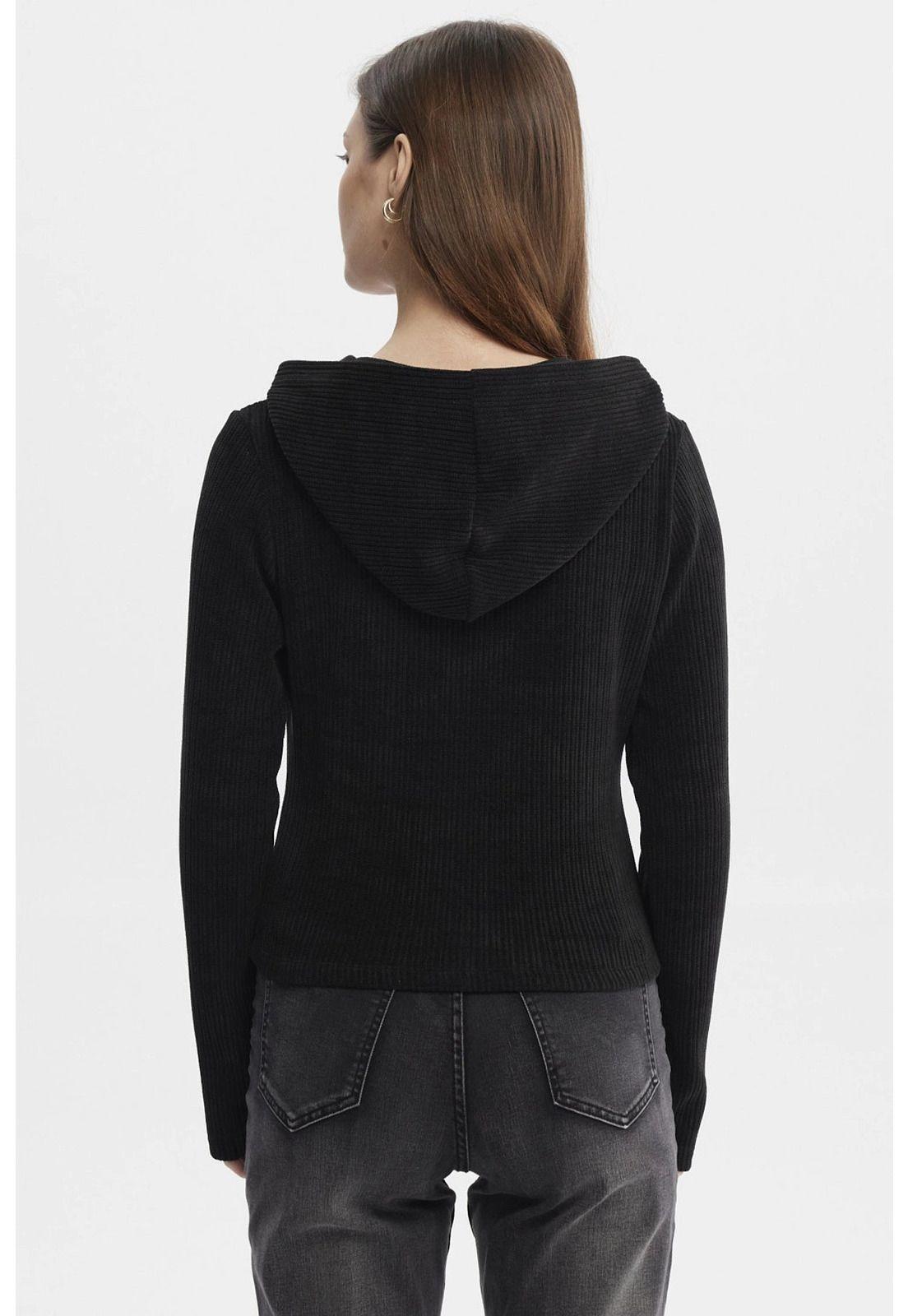 Polerón Mujer Slim Negro - lll-2