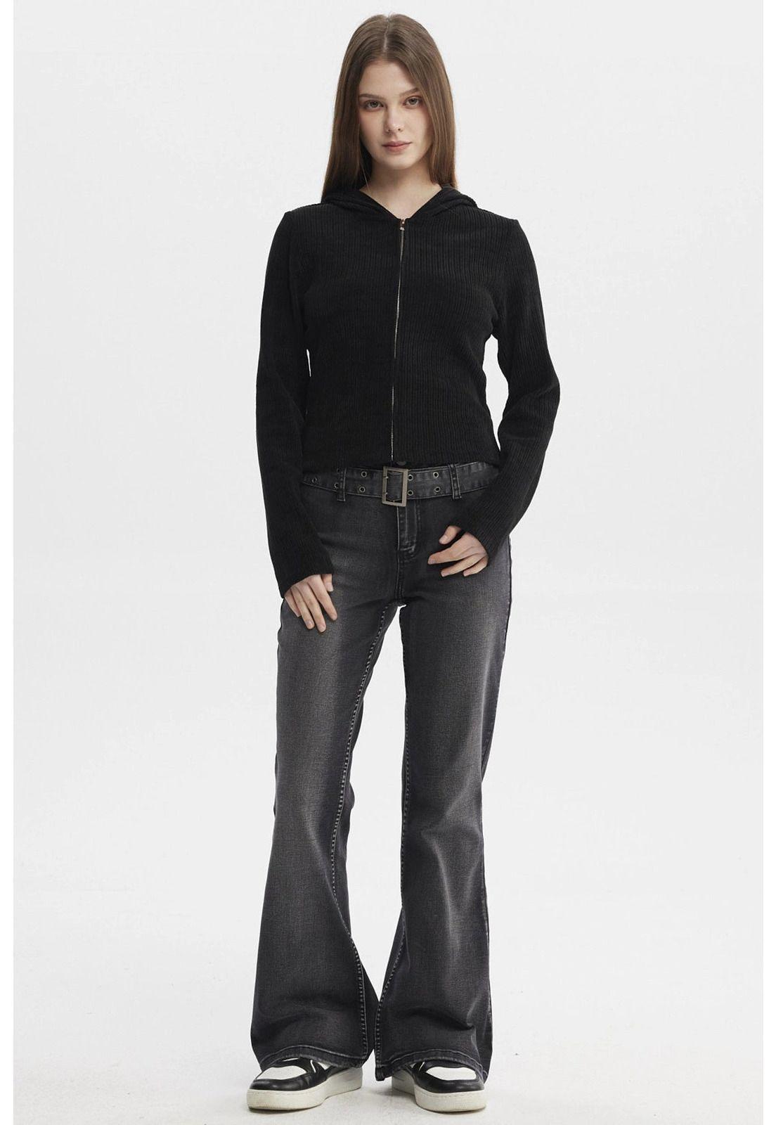 Polerón Mujer Slim Negro - lll-3