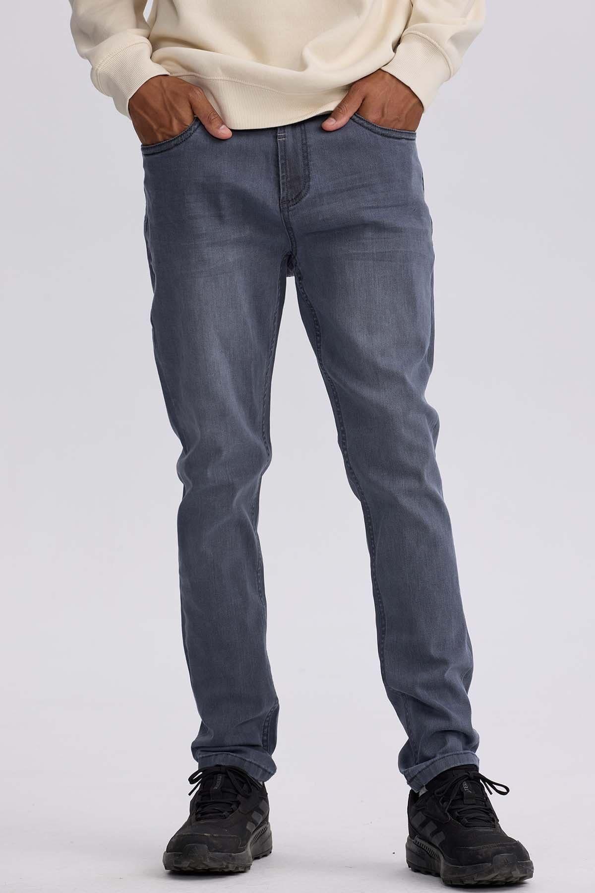 Jeans Hombre 103 Skinny Gris-0