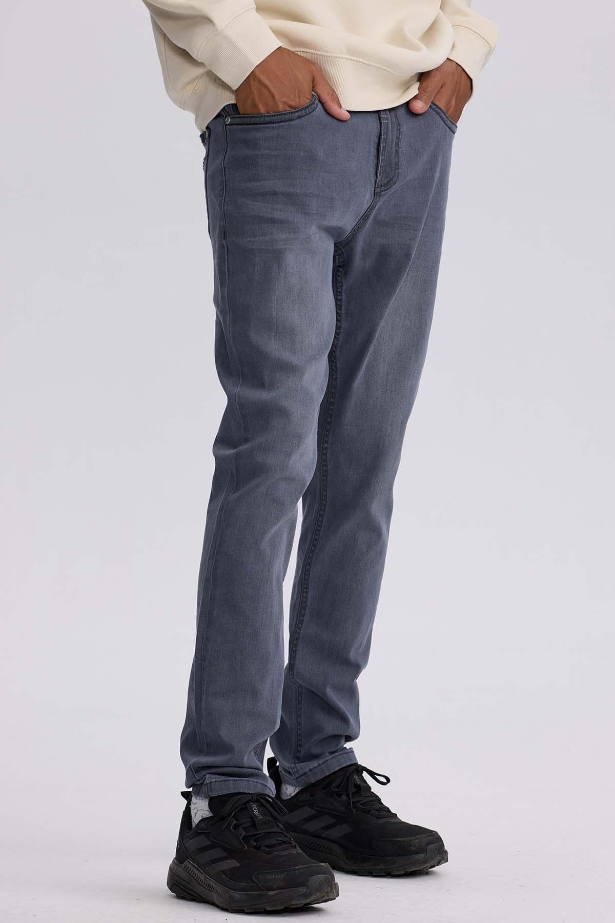 Jeans Hombre 103 Skinny Gris-1