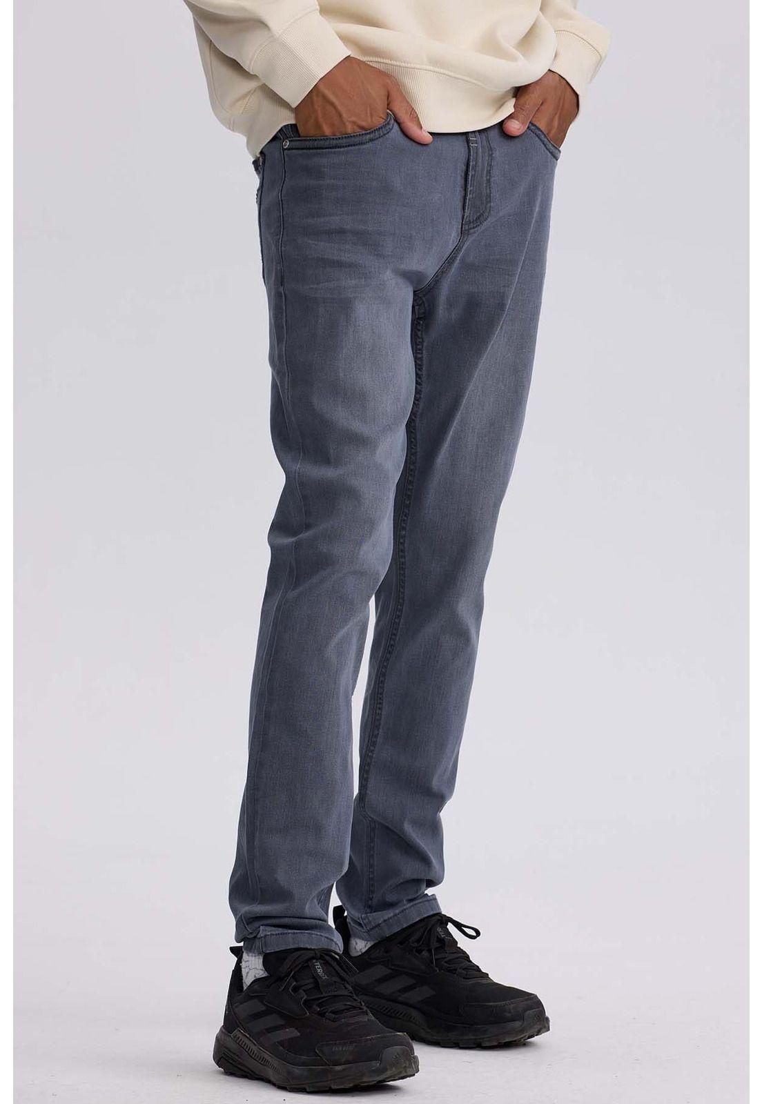 Jeans Hombre 103 Skinny Gris-1
