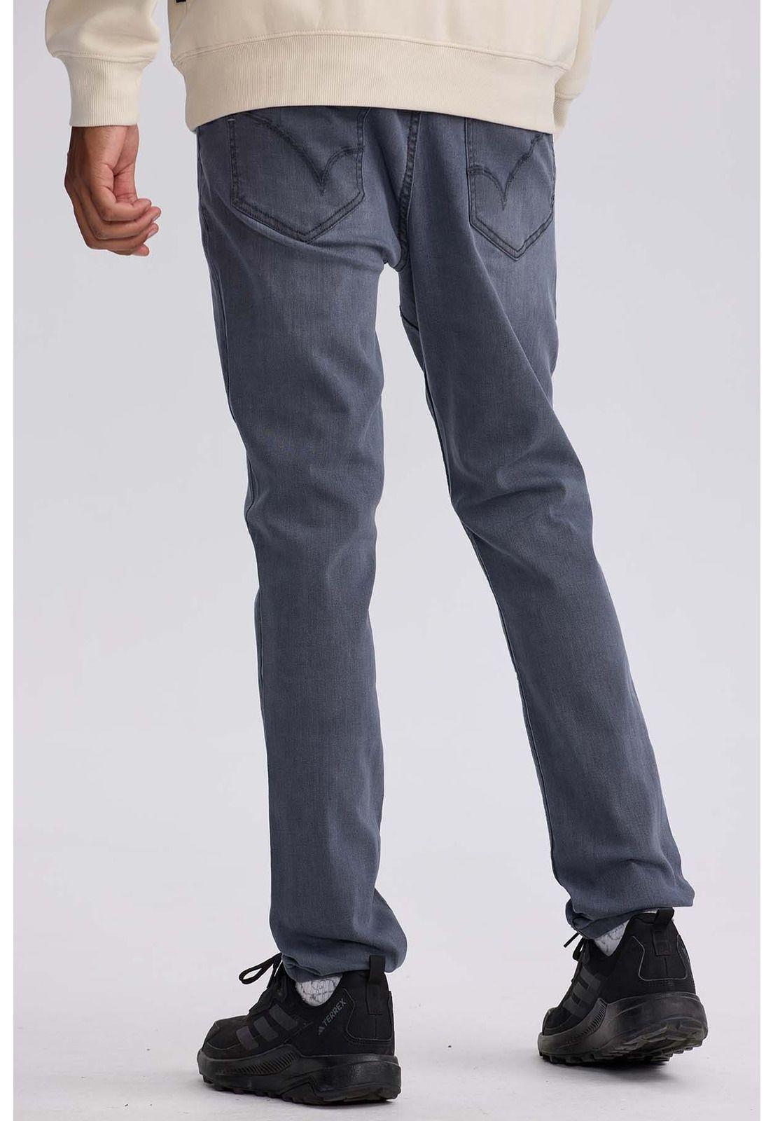 Jeans Hombre 103 Skinny Gris-2