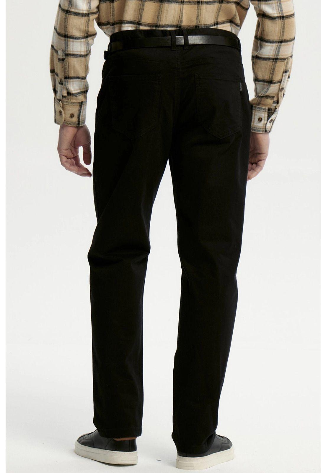 Pantalón Hombre Slim Negro - ll-2