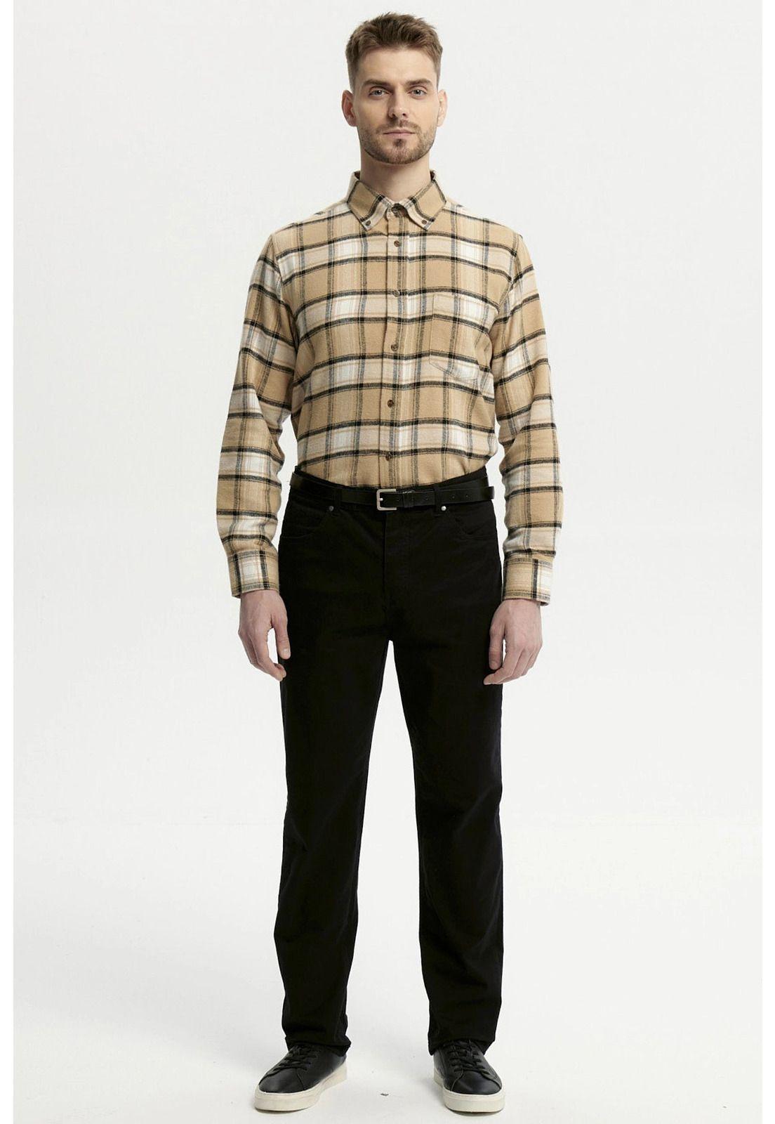 Pantalón Hombre Slim Negro - ll-3