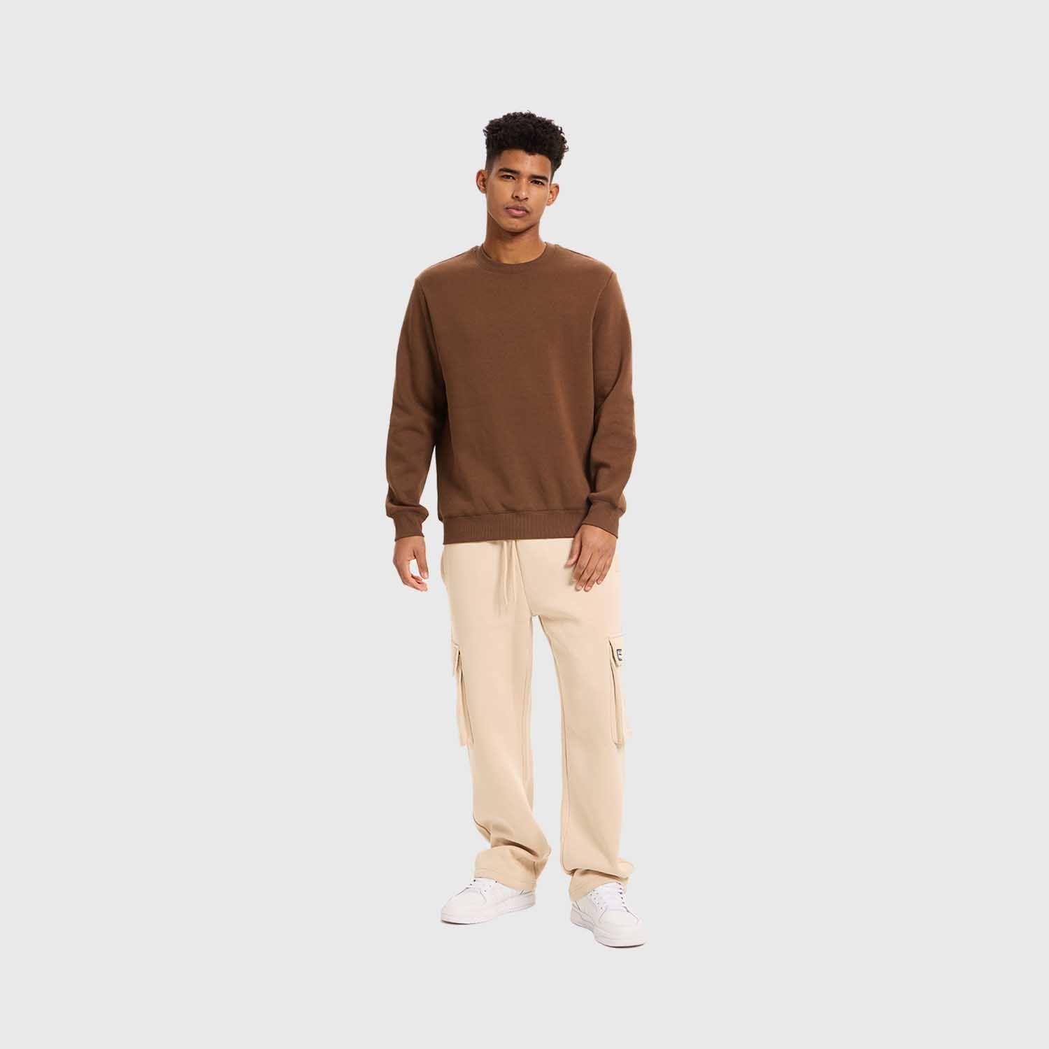 Polerón Hombre Básico Chocolate II  Fashion's Park-3