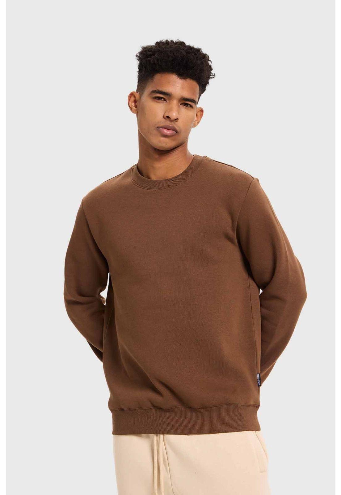 Polerón Hombre Básico Chocolate-0