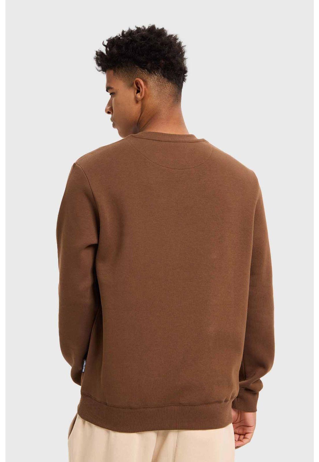 Polerón Hombre Básico Chocolate-2