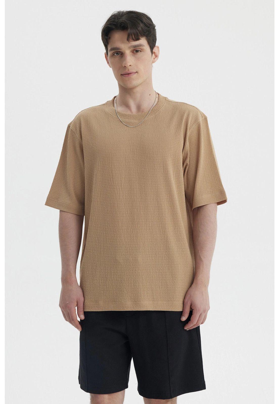 Polera Hombre Slim Kaki-0