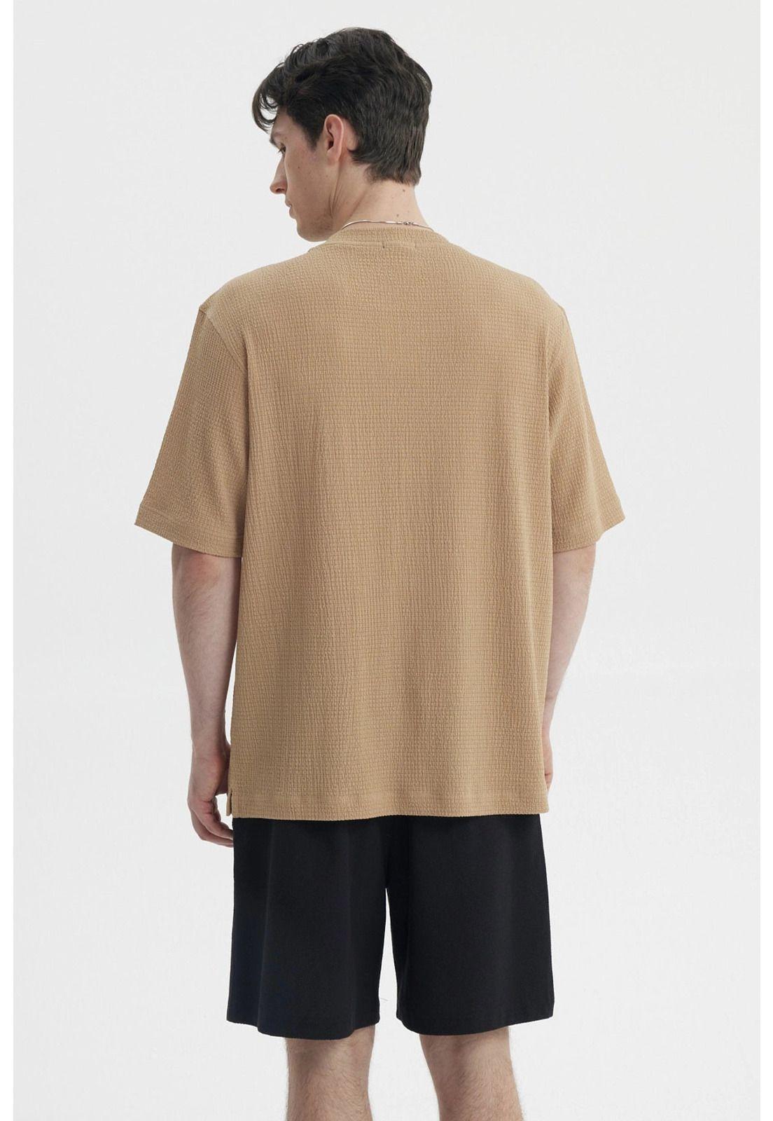 Polera Hombre Slim Kaki-2