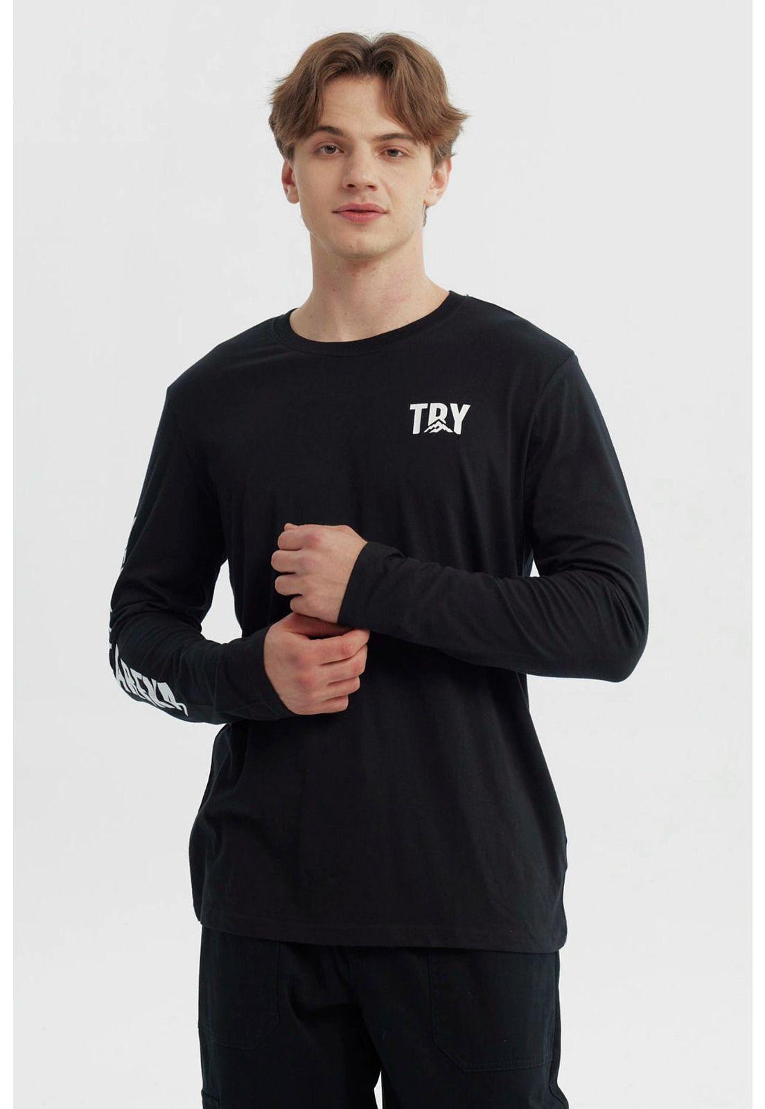 Polera Hombre Slim Negro - XXll-0