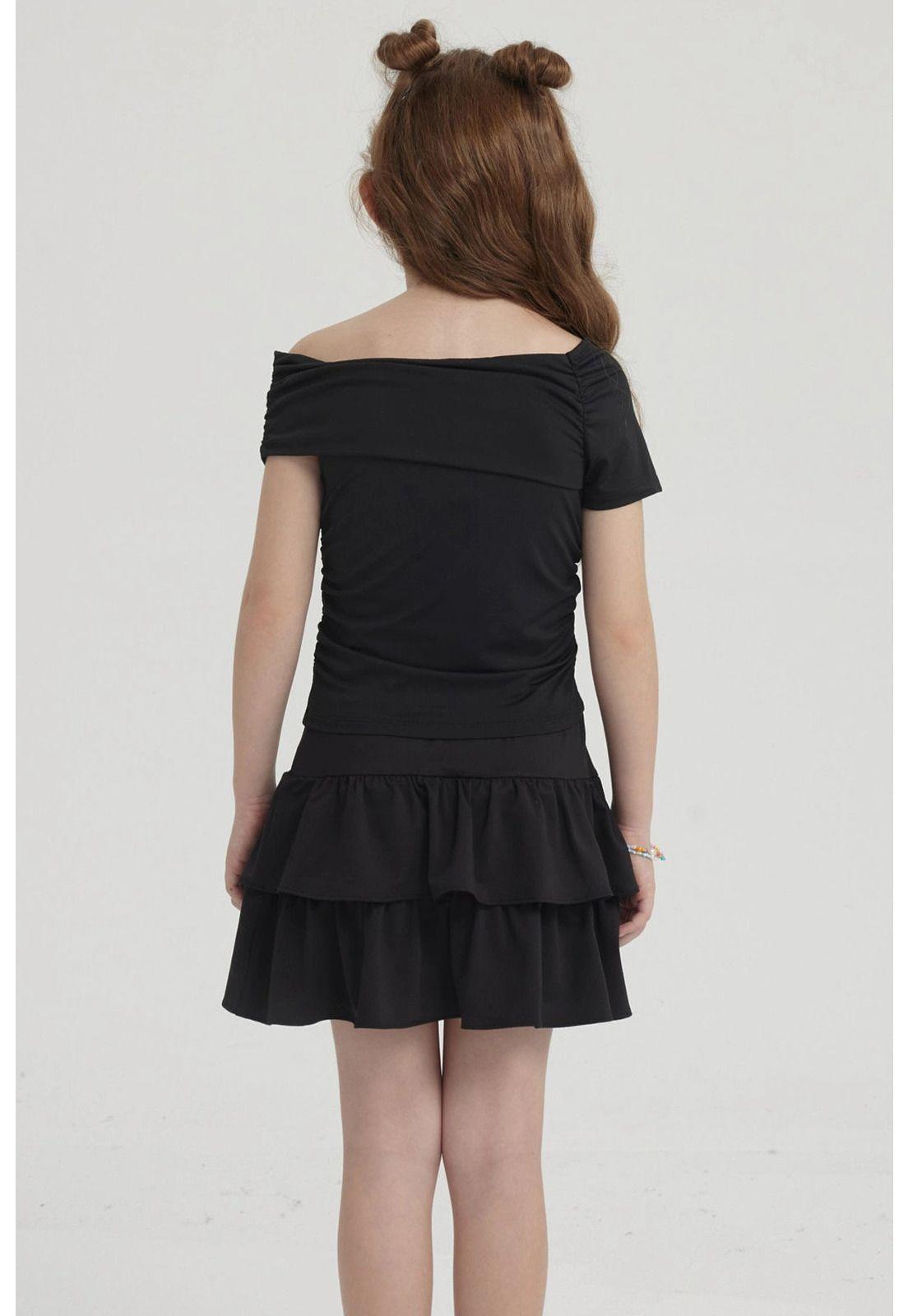 Polera Niña Teen Negro-2