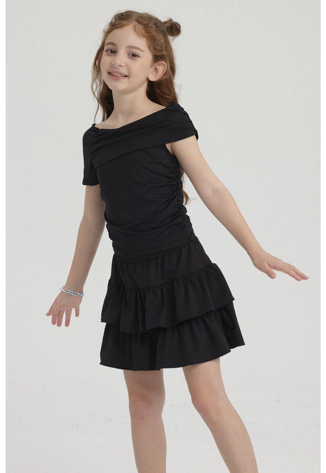 Polera Niña Teen Negro-5