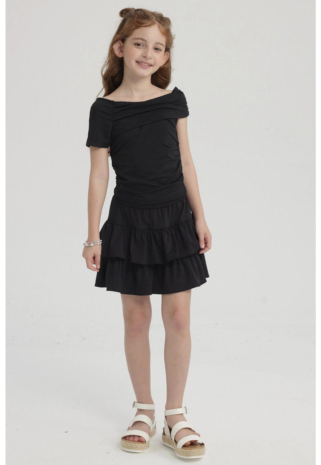 Polera Niña Teen Negro-7