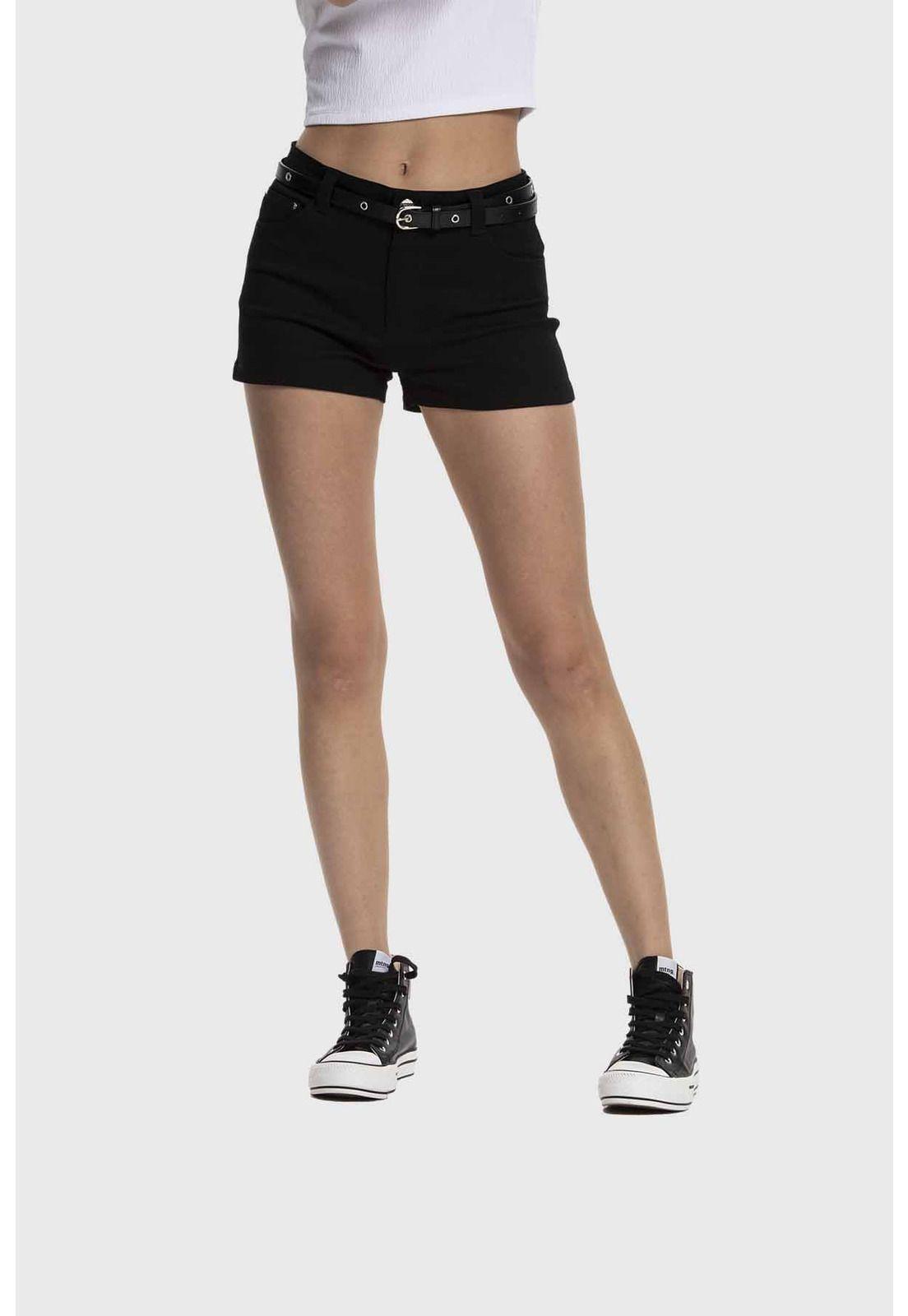 Short Mujer Cinturón Negro-0