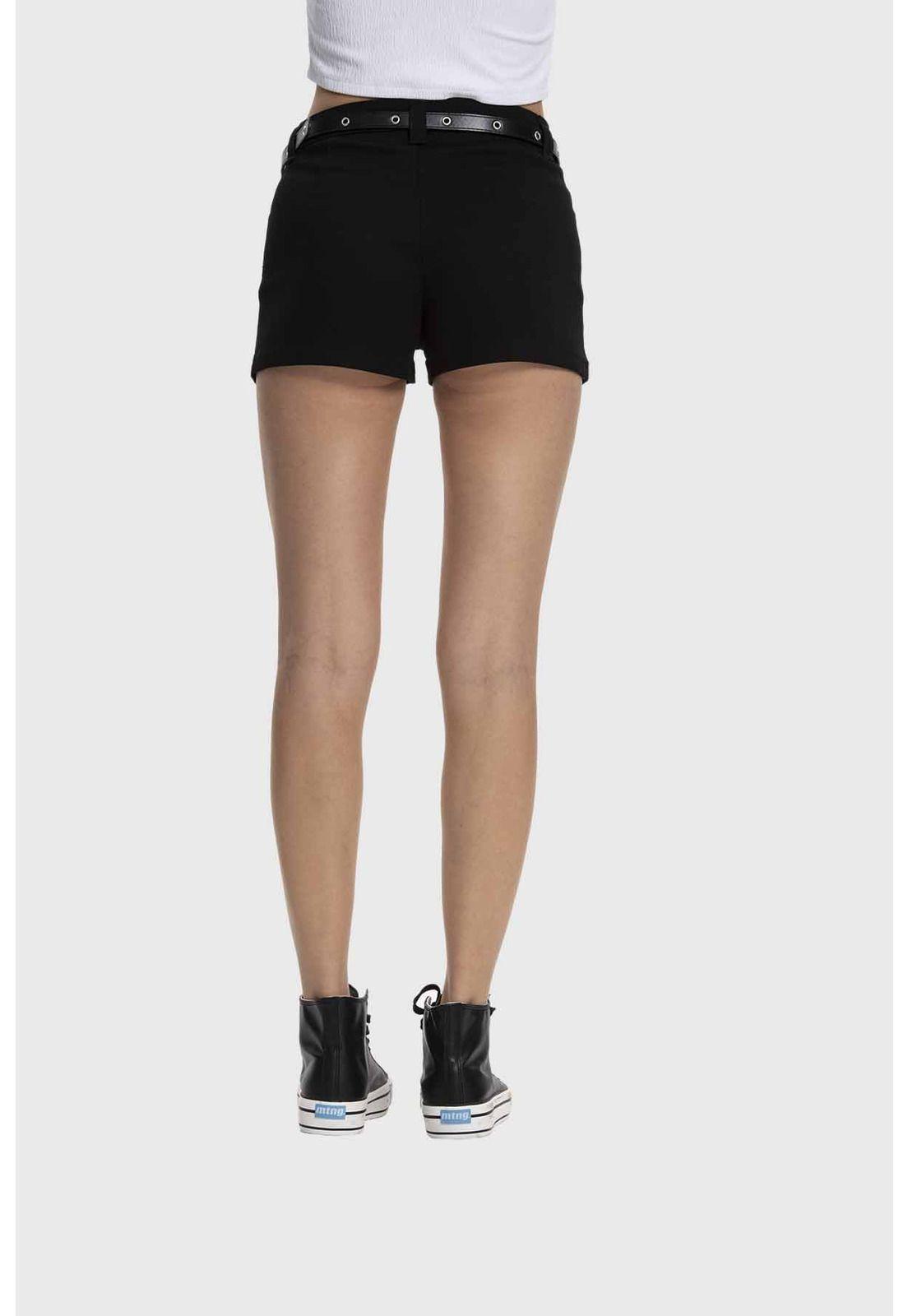Short Mujer Cinturón Negro-2