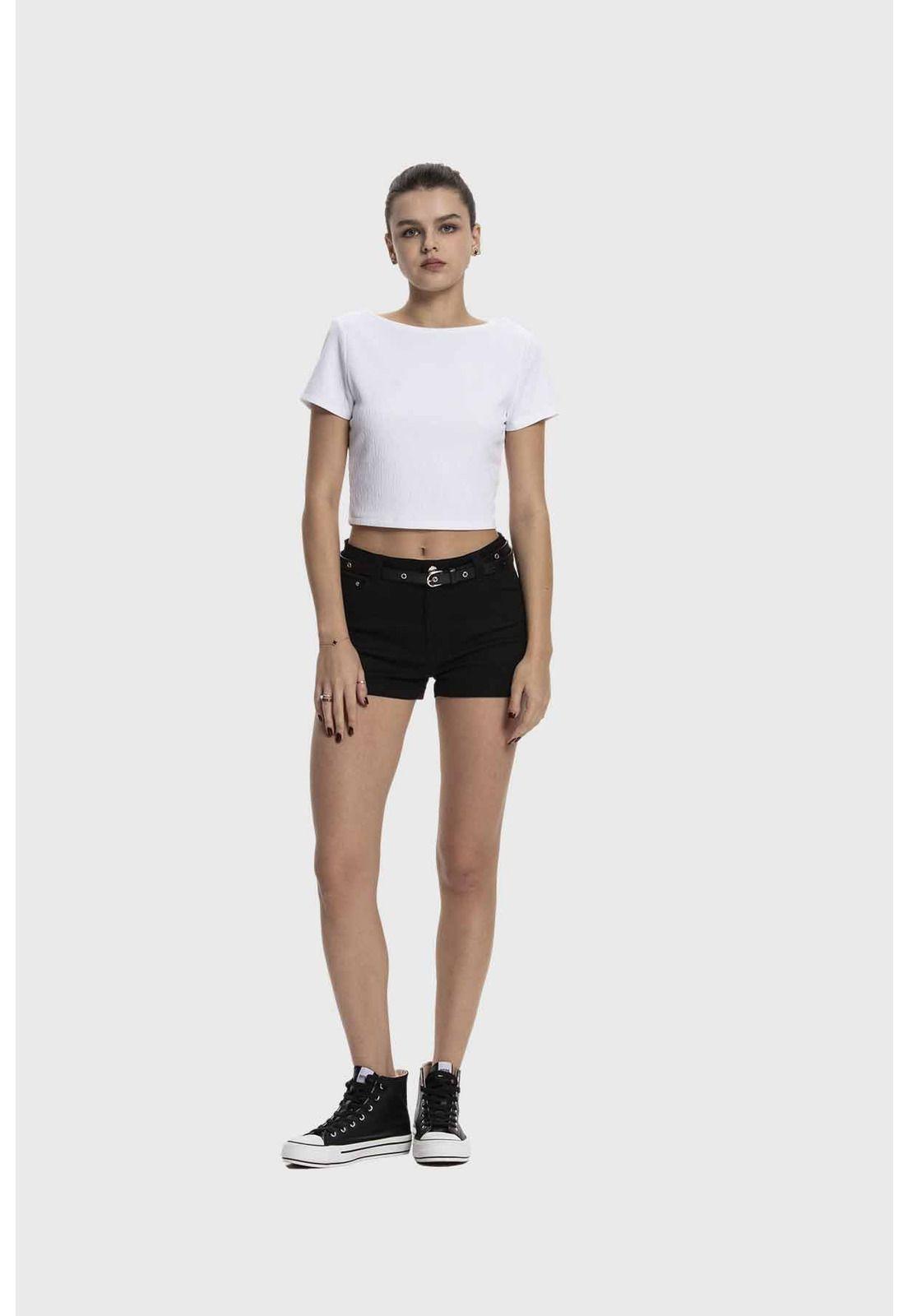 Short Mujer Cinturón Negro-3