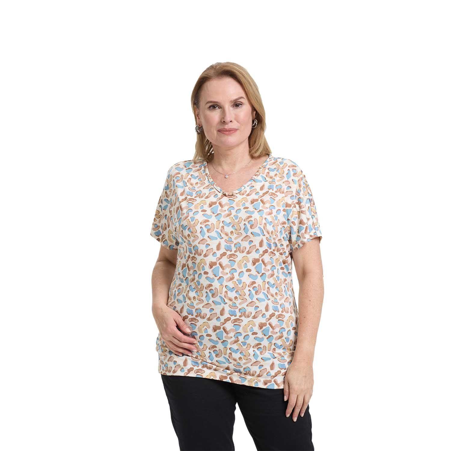 Polera Mujer Full Rapport Beige Fashion's Park-0