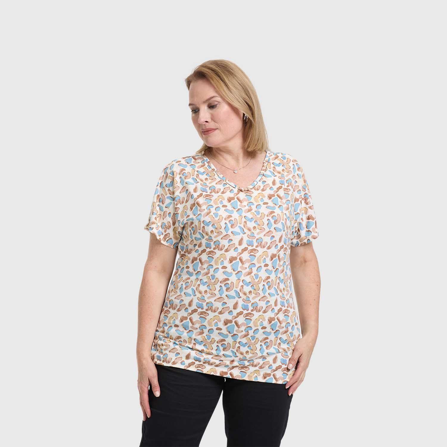Polera Mujer Full Rapport Beige Fashion's Park-1