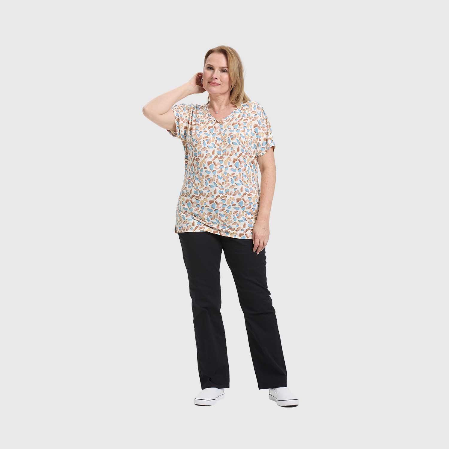 Polera Mujer Full Rapport Beige Fashion's Park-3