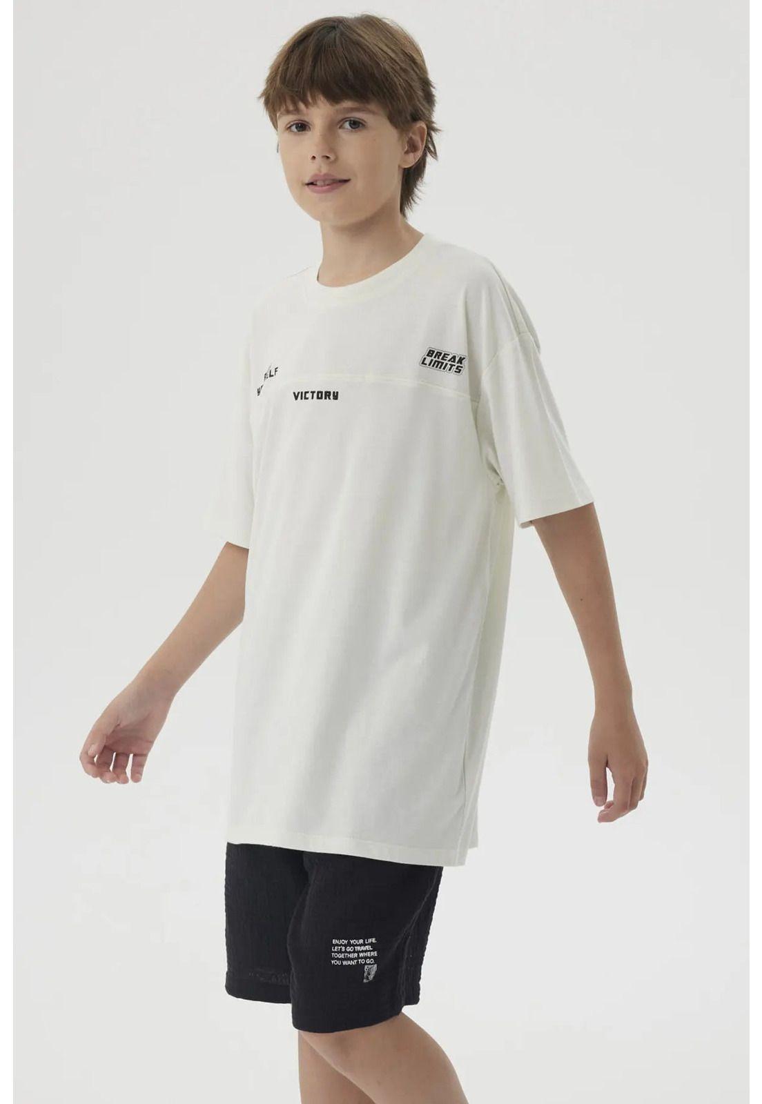 Polera Niño Costura Frontal Crudo-1