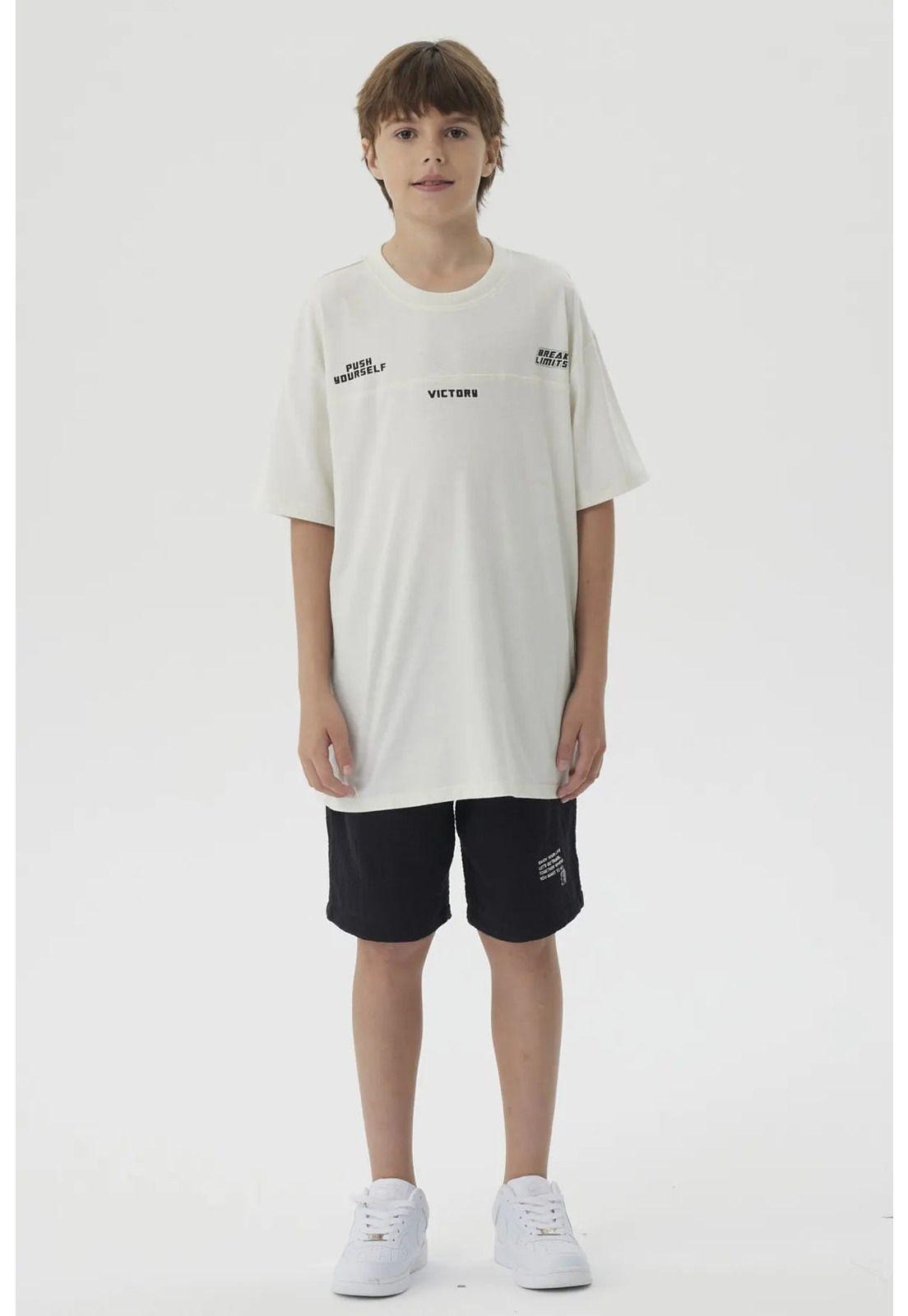 Polera Niño Costura Frontal Crudo-3