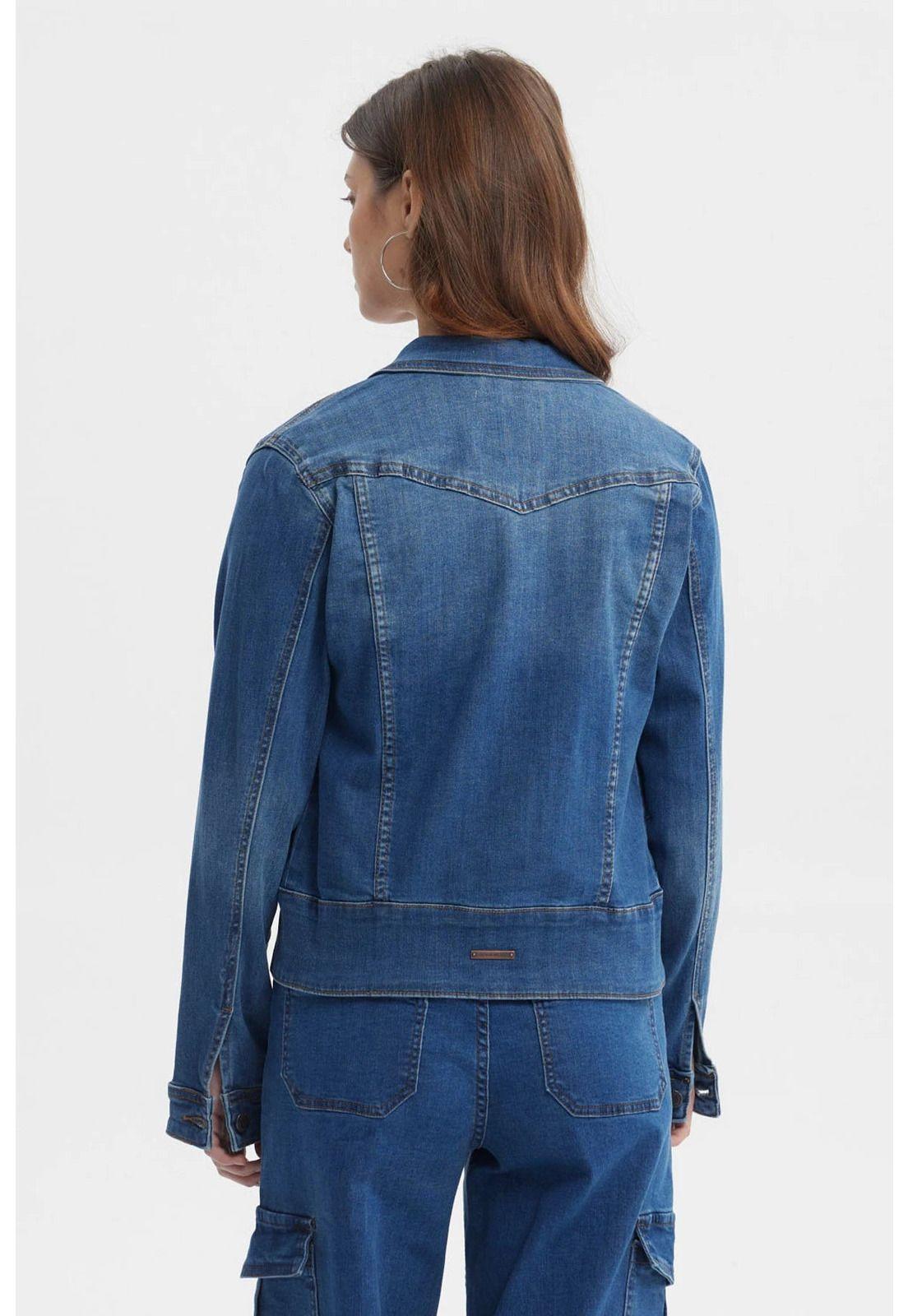 Chaqueta Mujer Clásica Azul - ll-2