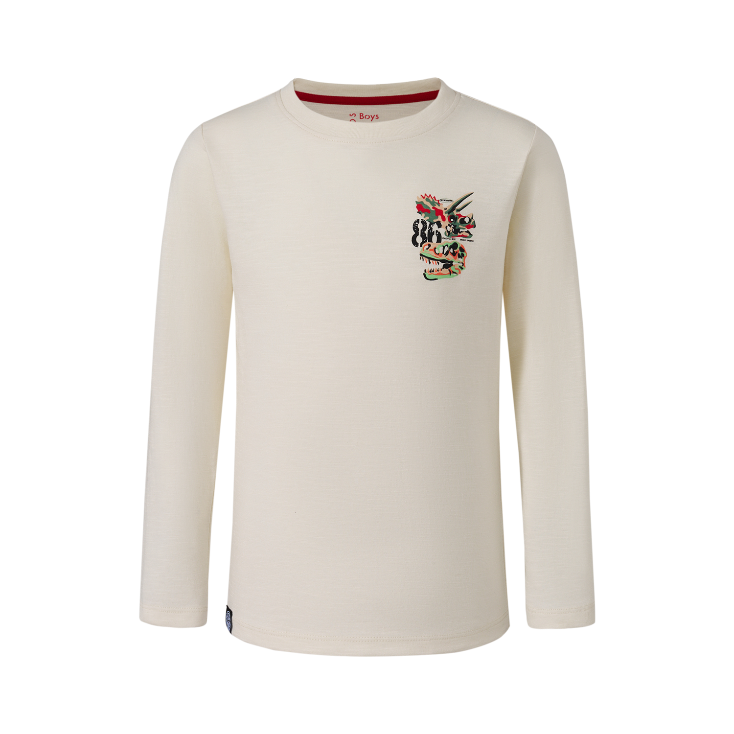 Polera Niño Print Crudo I Fashion's Park-0
