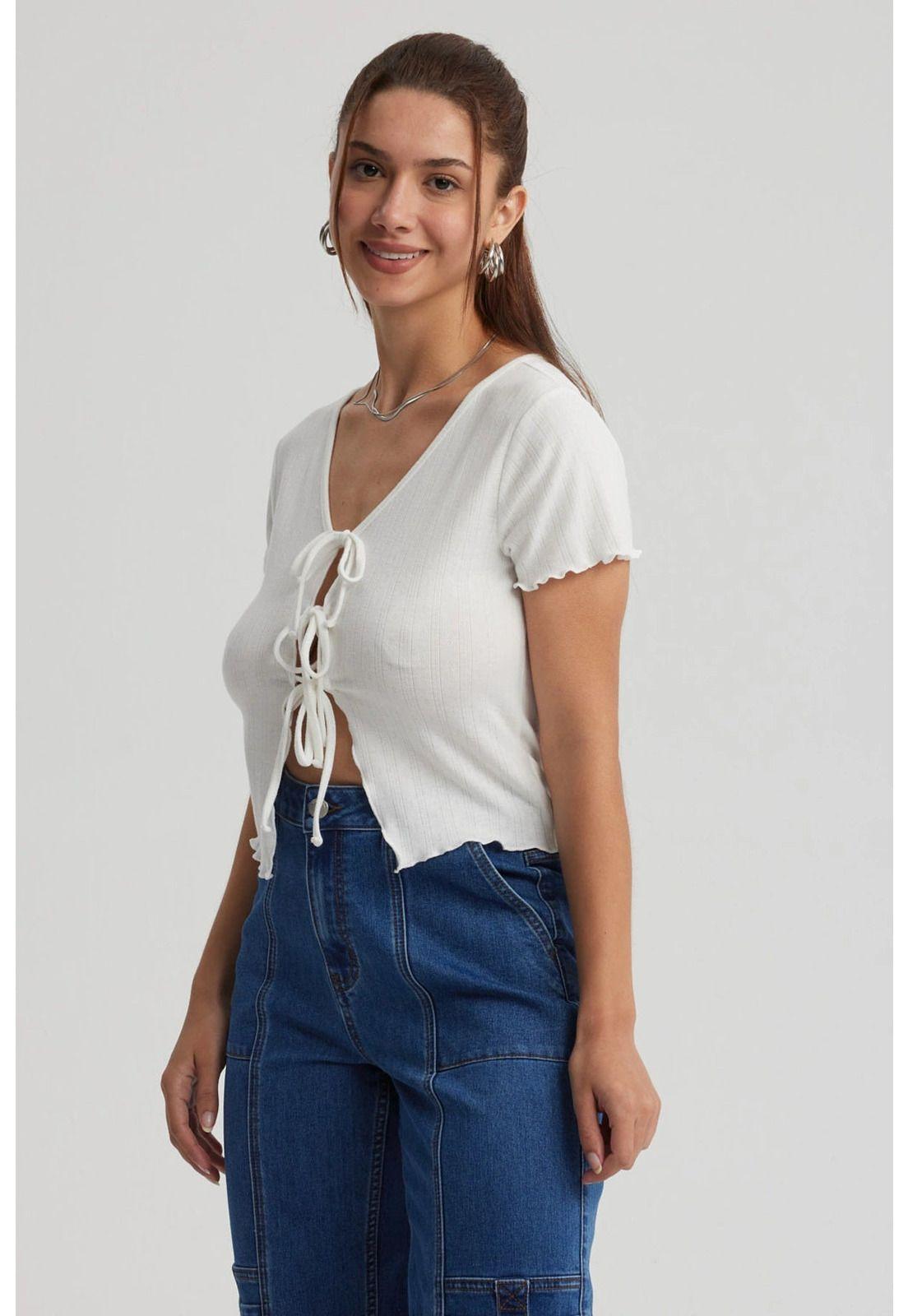 Polera Mujer Amarra Delantero Blanco-1