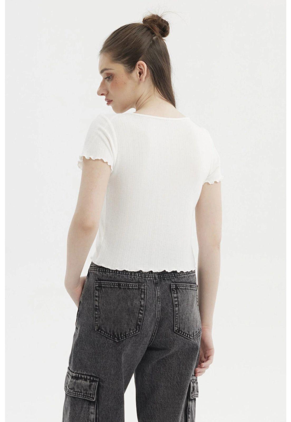 Polera Mujer Amarra Delantero Blanco-6