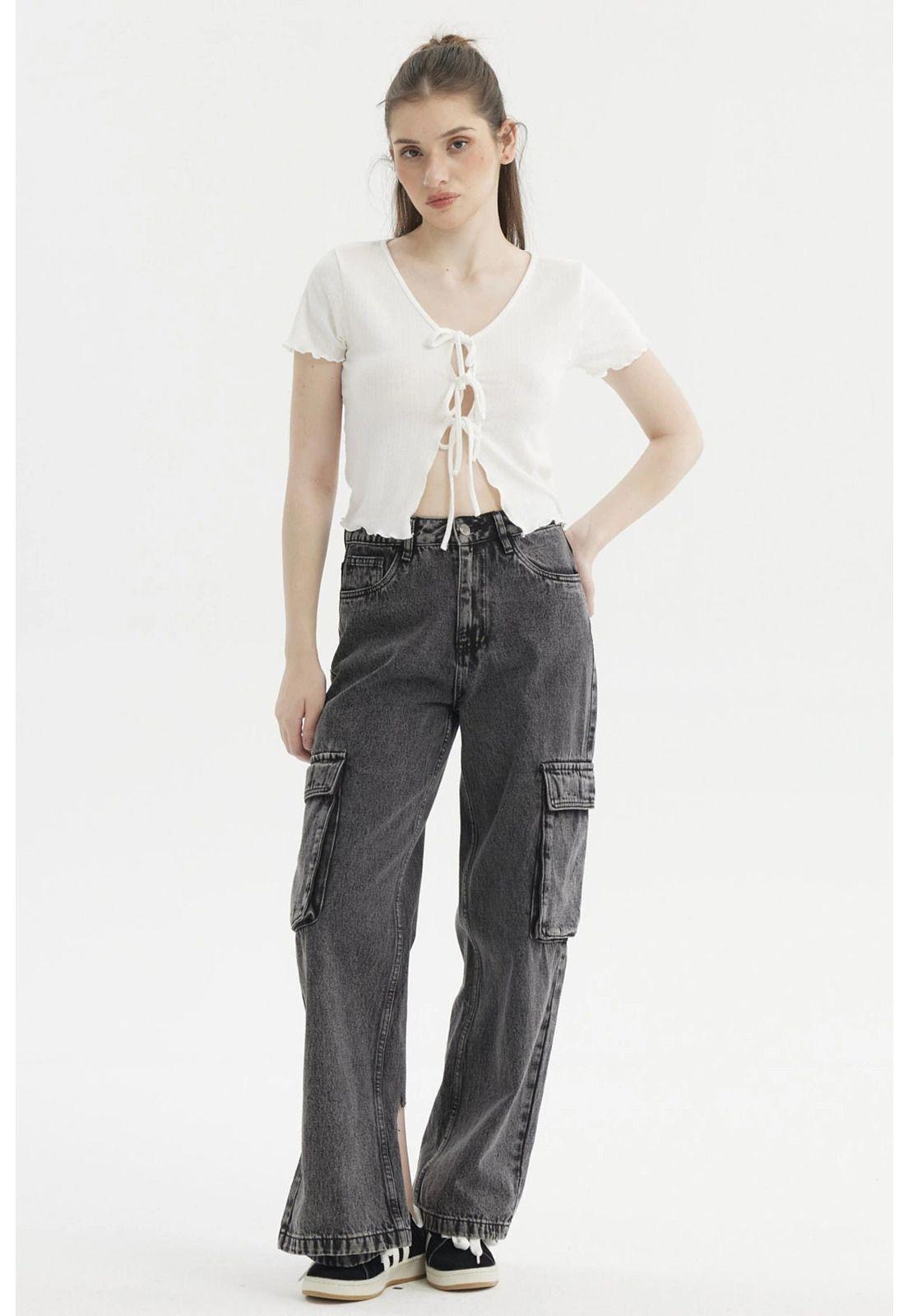 Polera Mujer Amarra Delantero Blanco-7