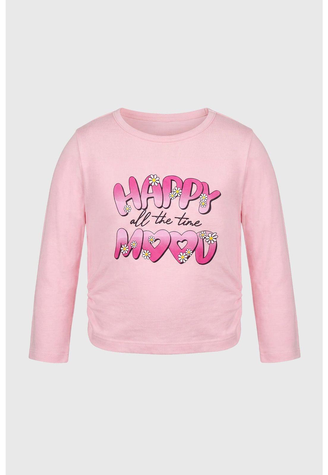 Polera Niña Regular Rosado-0