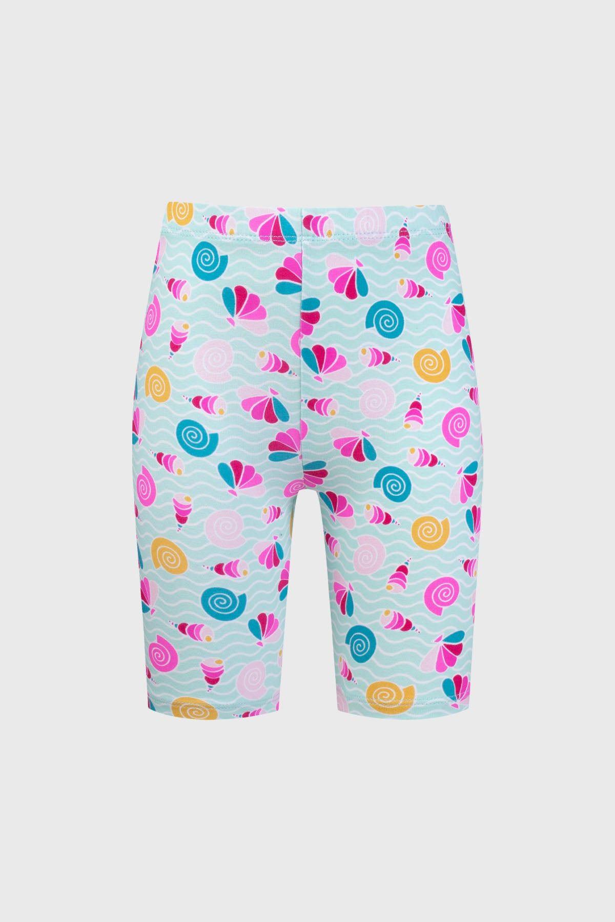 Calza Niña Biker Toddler Verde Claro-2